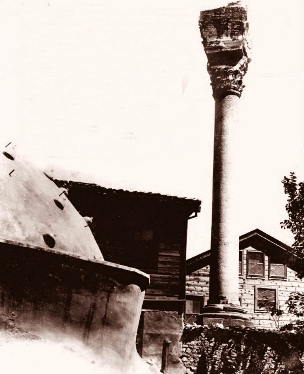1908 öncesinde Kıztaşı ve Kıztaşı Hamamı
