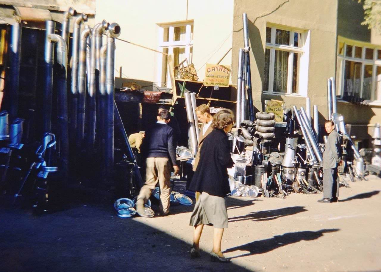1953 yılında sobalı günler