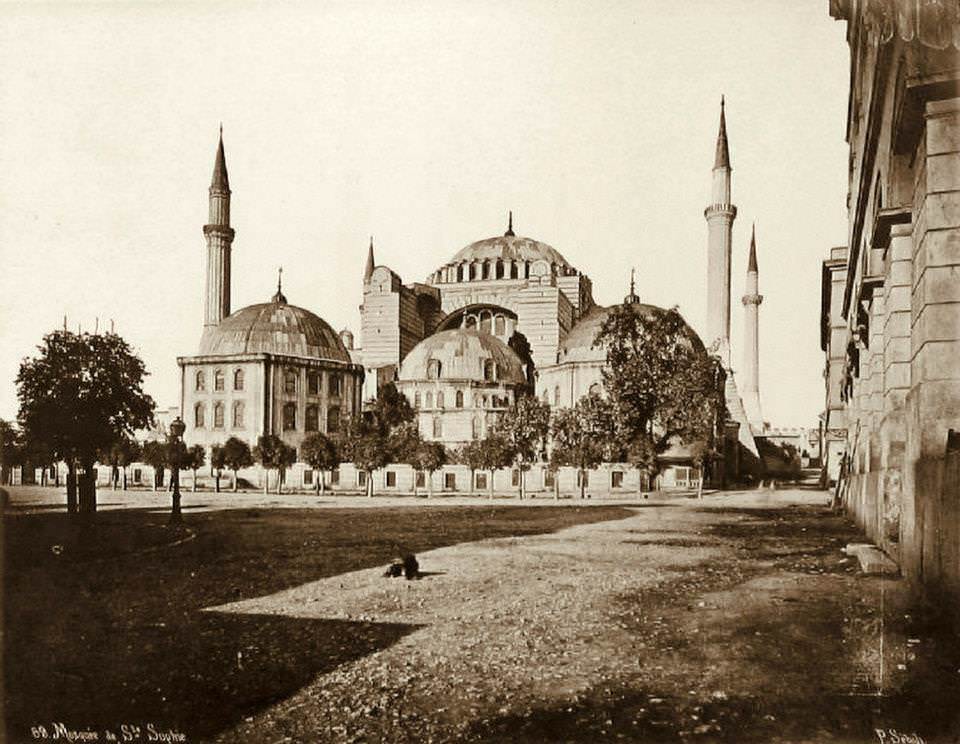 Ayasofya / Pascal Sébah Fotoğrafı