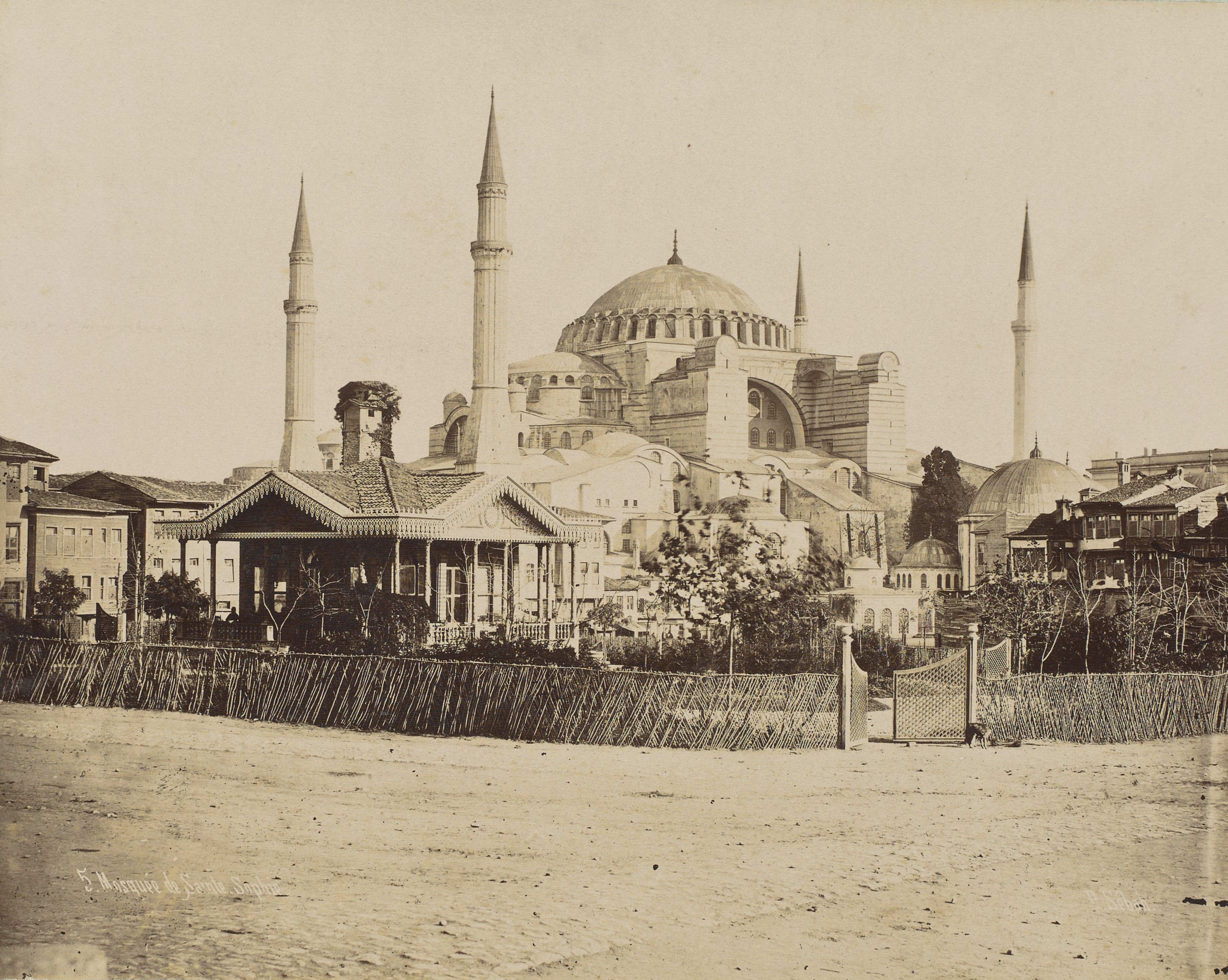 Ayasofya / Pascal Sébah / 1875