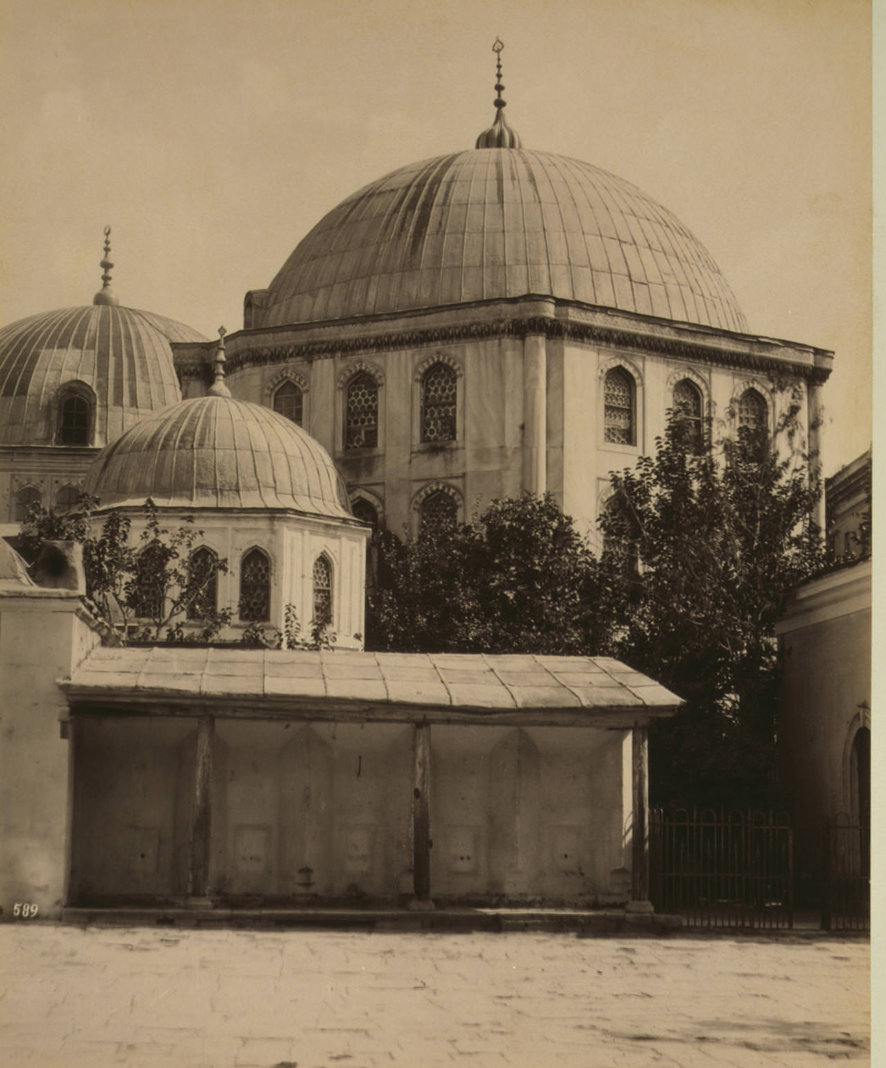 Ayasofya Sultan II. Selim Türbesi Abdullah Fréres fotoğrafı 1880-1893 LOC Arşivi