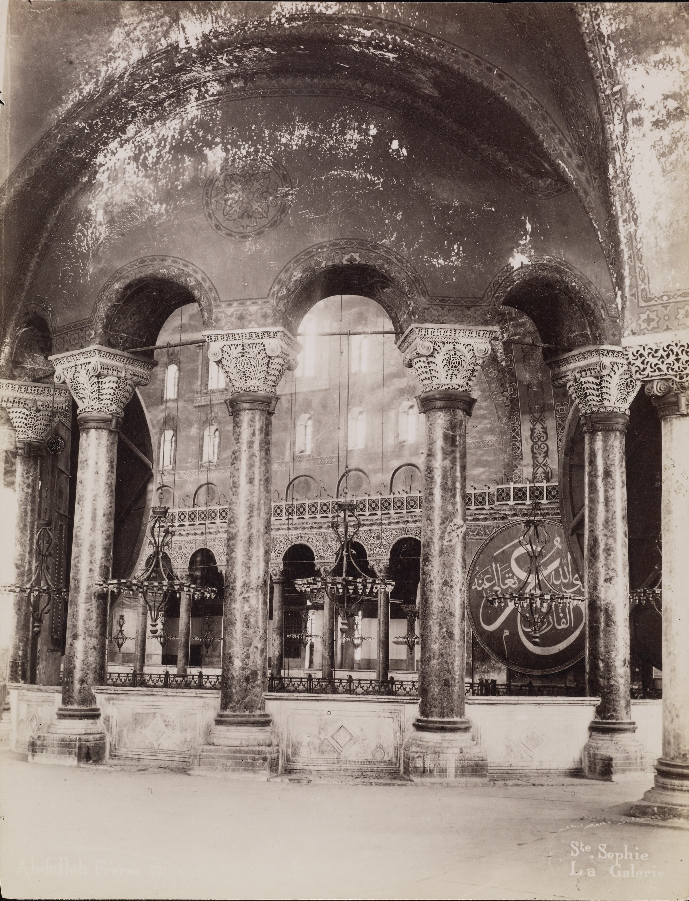 Ayasofya Üst Galeri'den / Abdullah Fréres Fotoğrafı