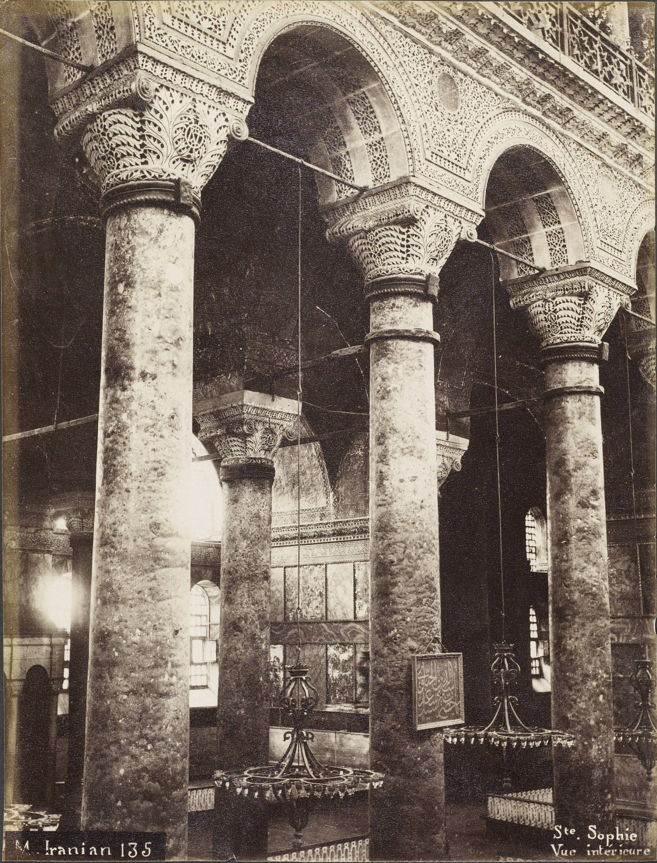 Ayasofya'da Sütunlar Mihran Iranian / 1890'lar