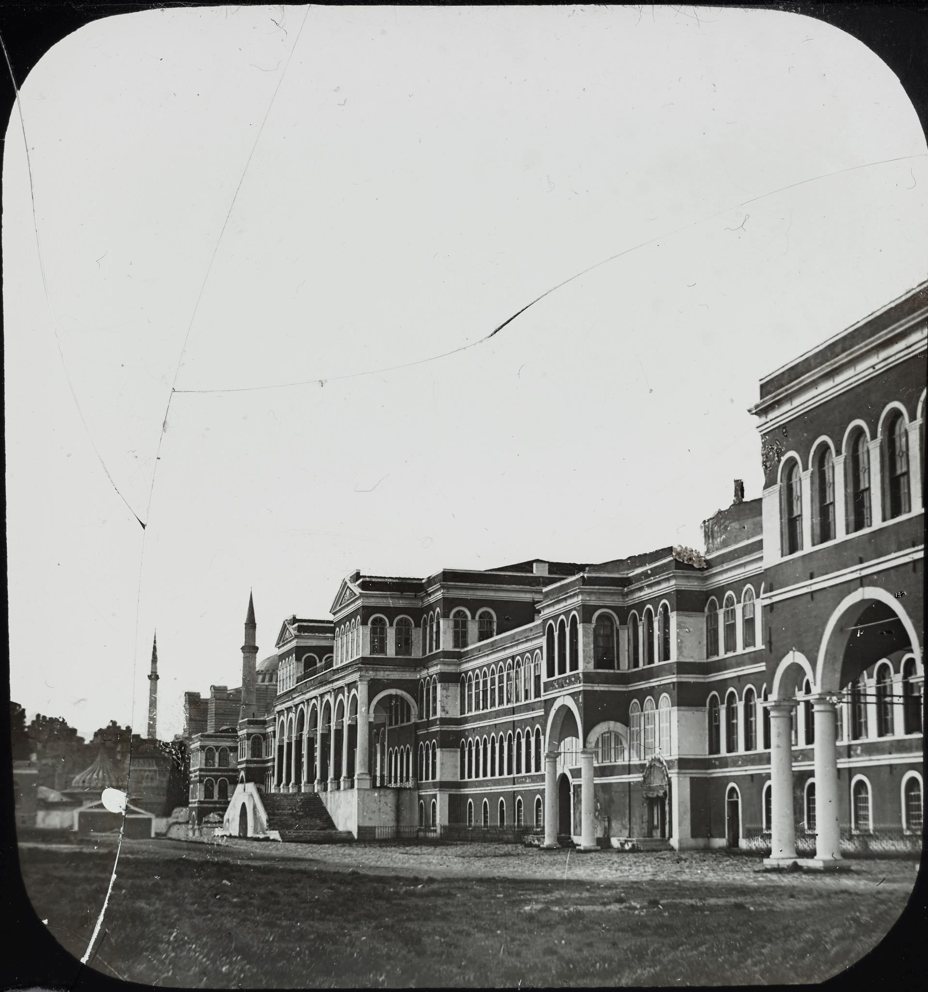 Bâb-ı Âli / Claude-Marie Ferrier Fotoğrafı / 1850'ler