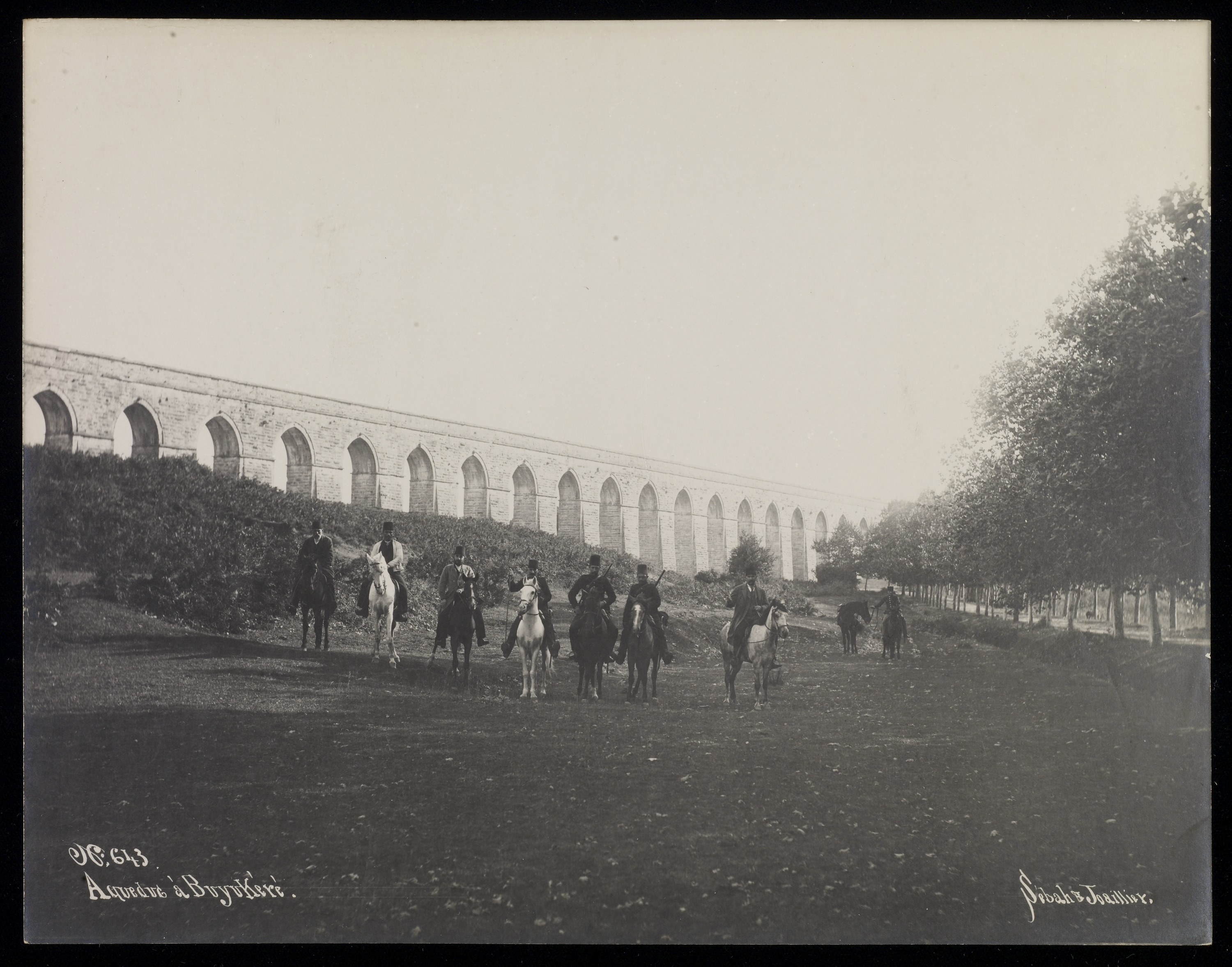 Bahçeköy Sultan Mahmut Kemeri / Sébah & Joaillier Fotoğrafı