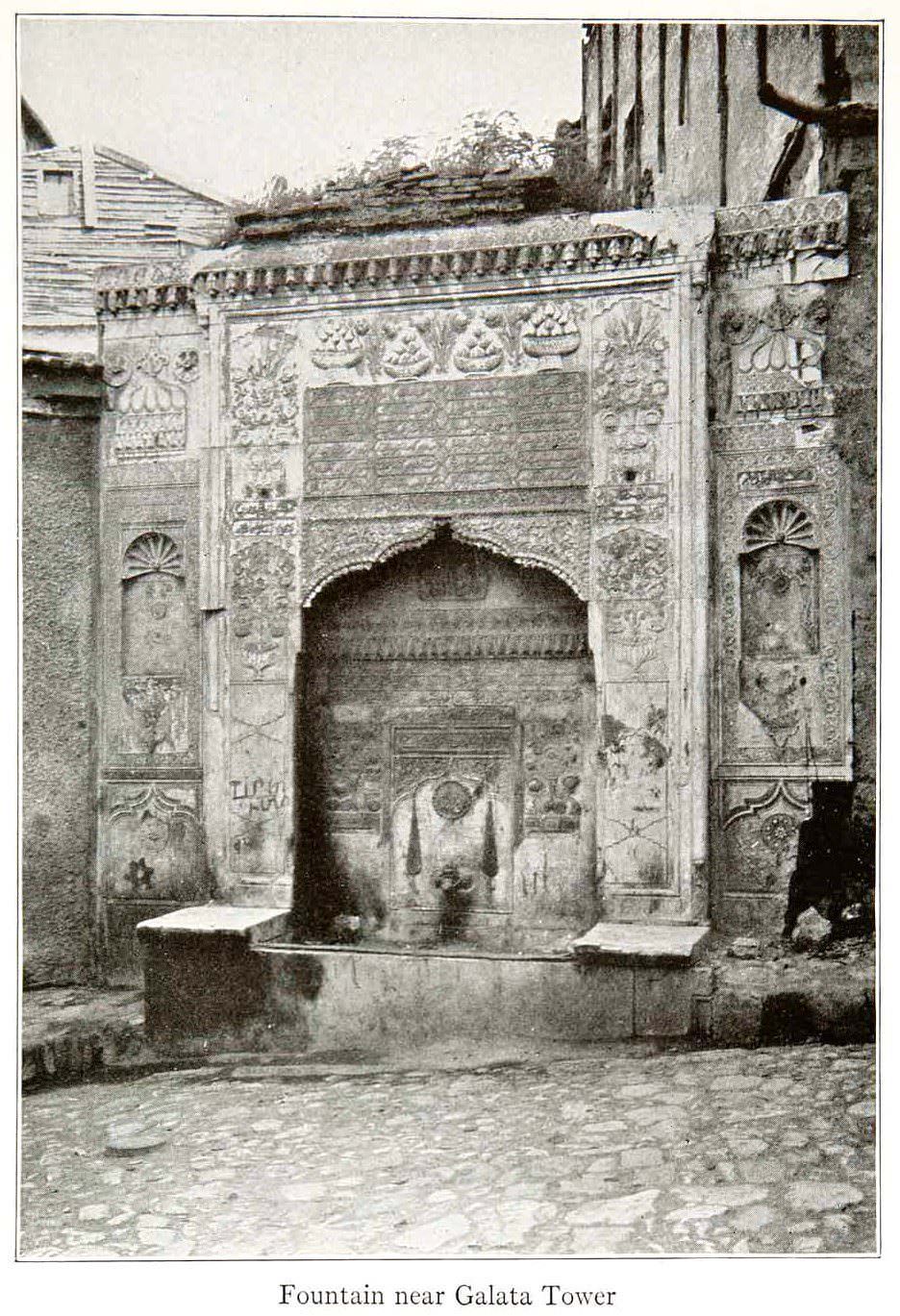 Bereketzade Çeşmesi, 1926
