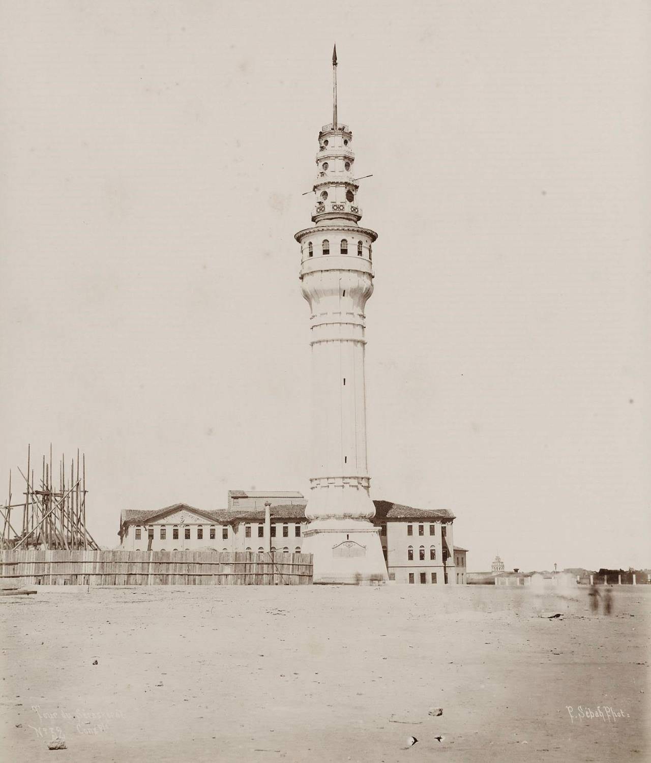 Beyazıt Kulesi Pascal Sébah, 1870