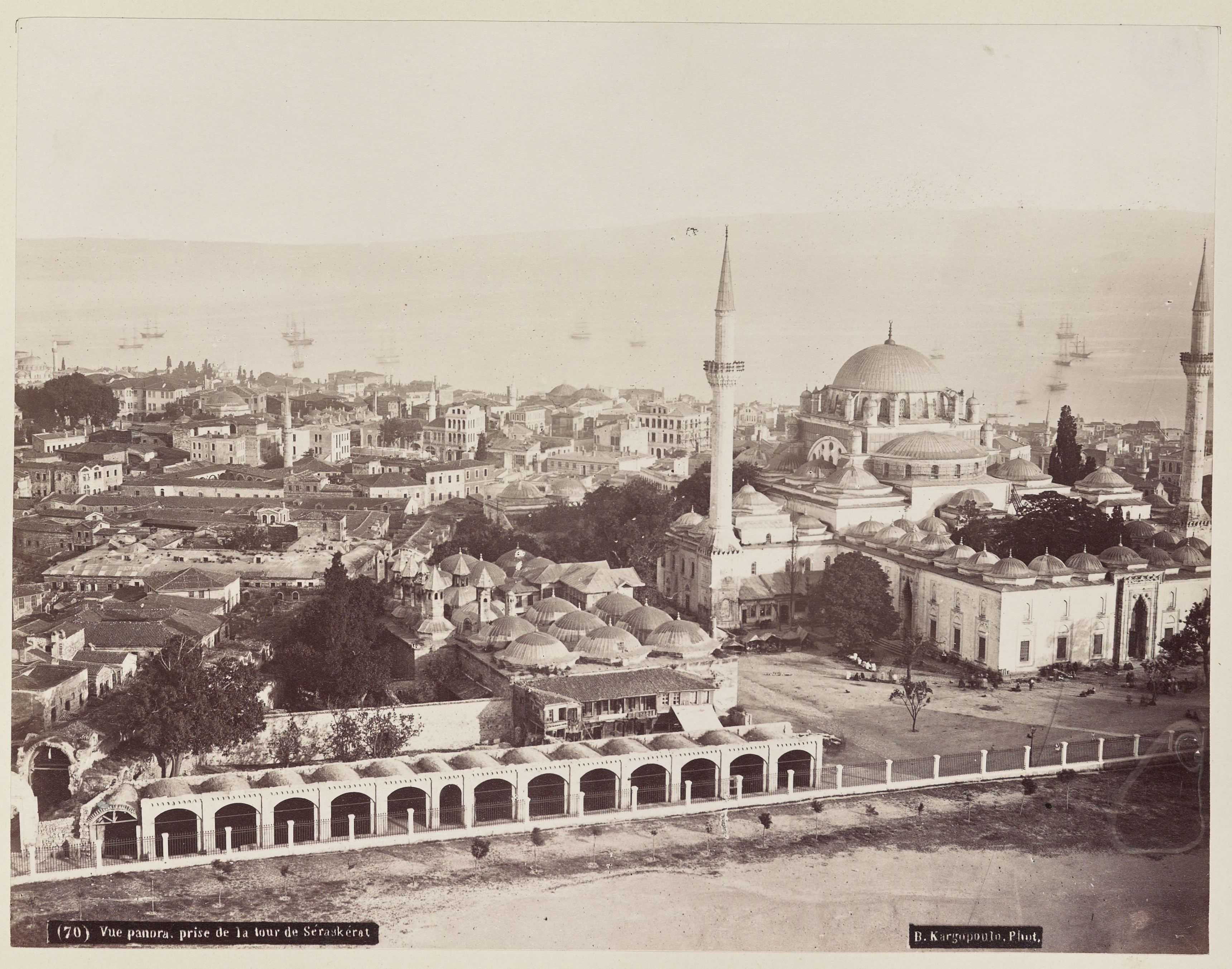Beyazıt Kulesi'nden Beyazıt ve genel görünüm Basile Kargopoulo fotoğrafı
