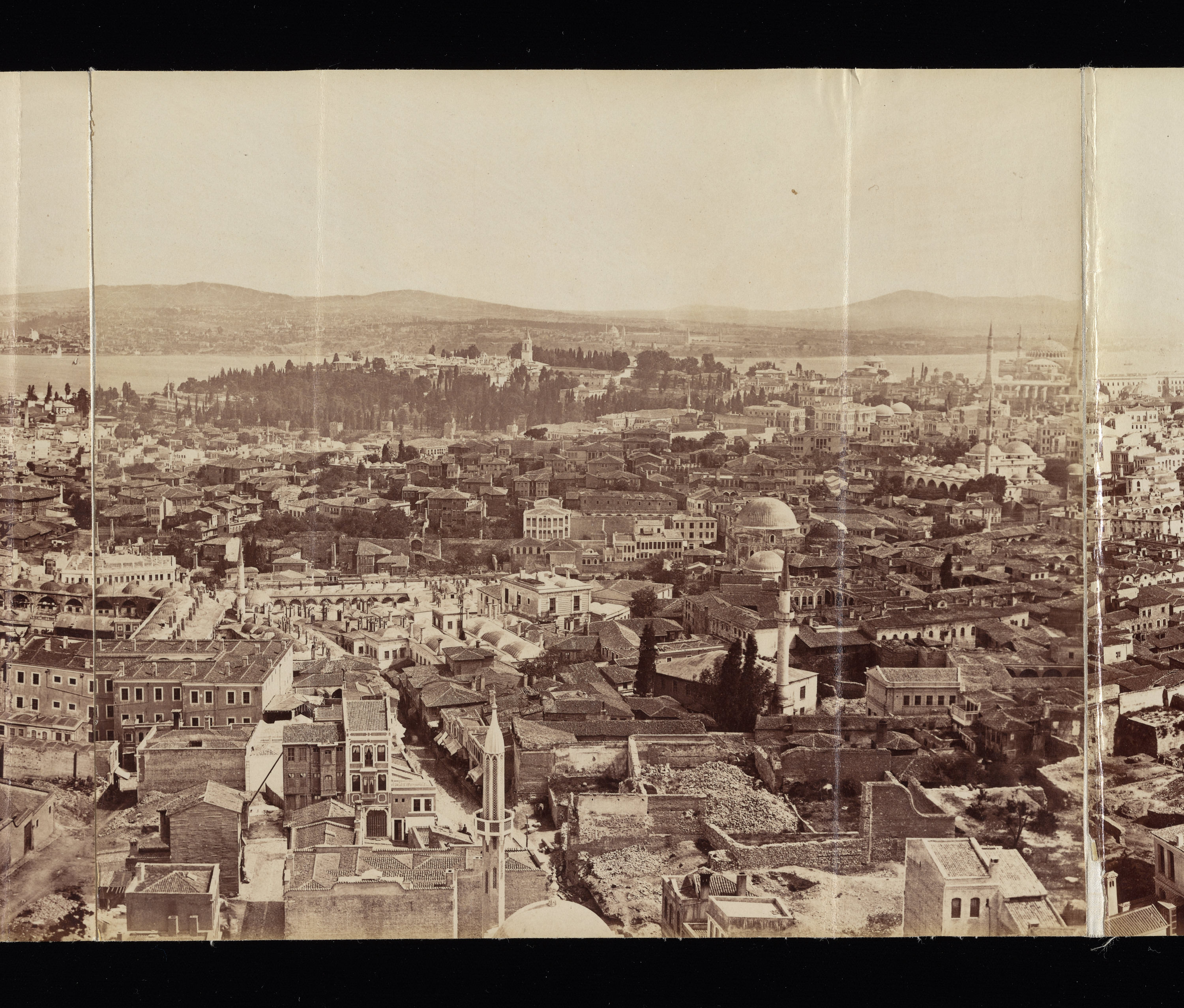 Beyazıt Kulesi'nden Panorama / 1868 / 4. Parça