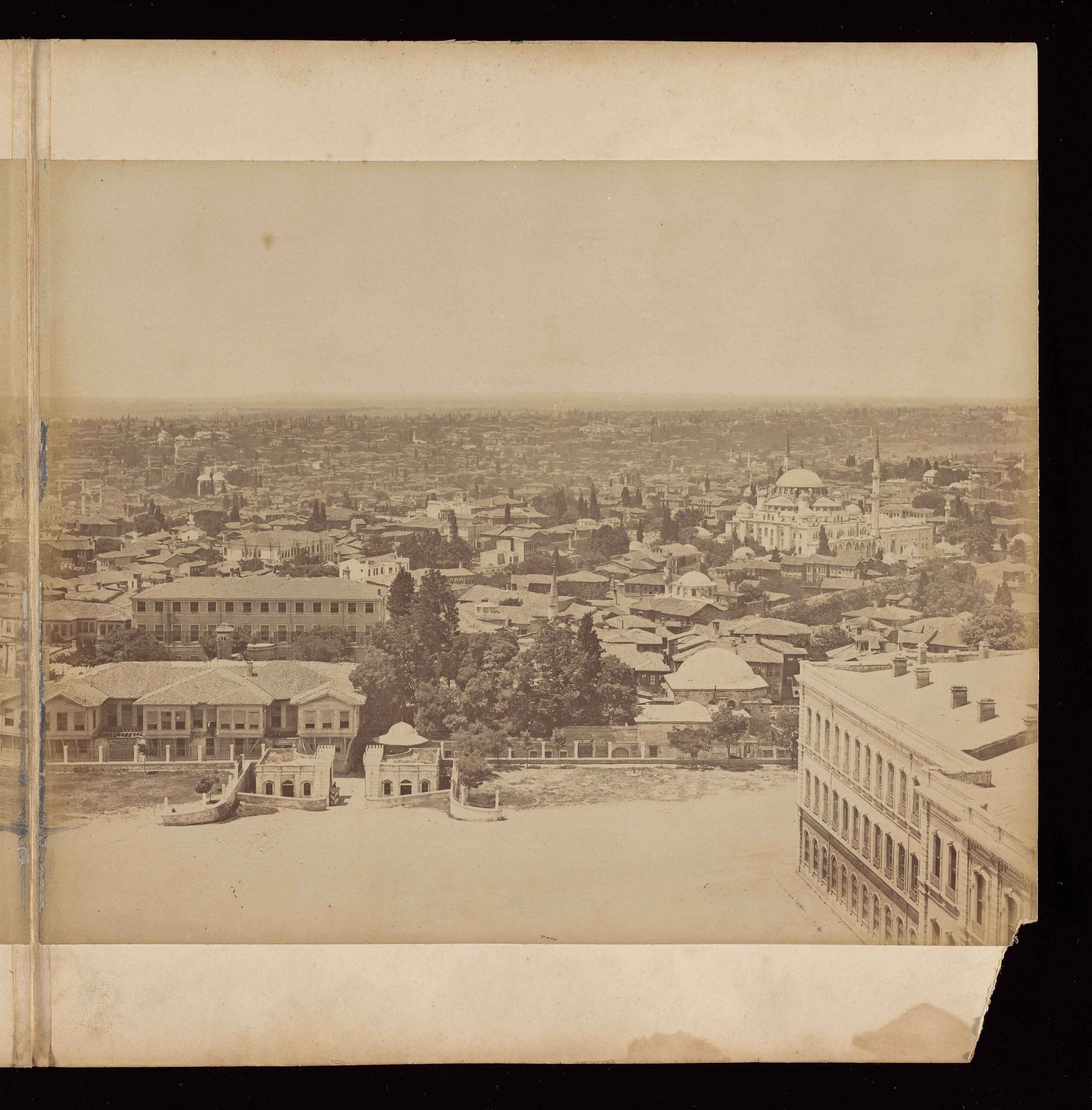 Beyazıt Kulesi'nden Panorama / Germain-Ferdinand Sengès / 1878 / Parça 10-10