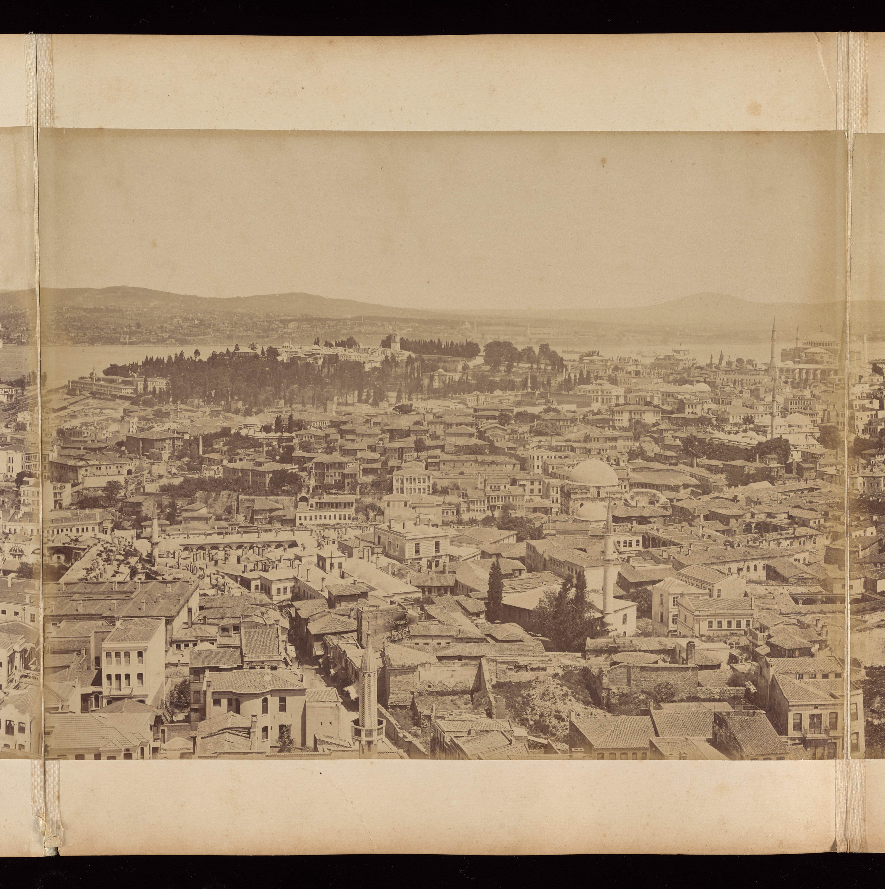 Beyazıt Kulesi'nden Panorama / Germain-Ferdinand Sengès / 1878 / Parça 5-10