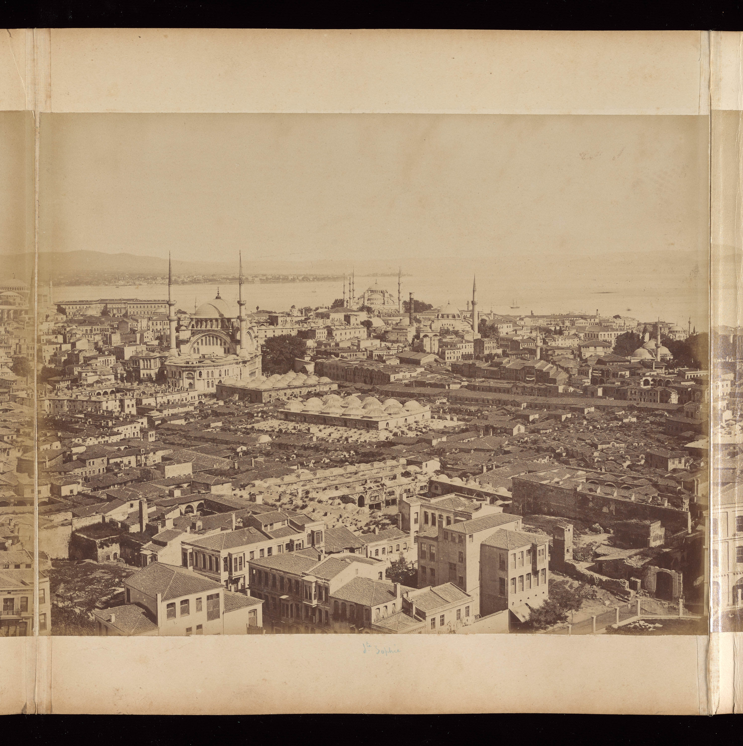 Beyazıt Kulesi'nden Panorama / Germain-Ferdinand Sengès / 1878 / Parça 6-10