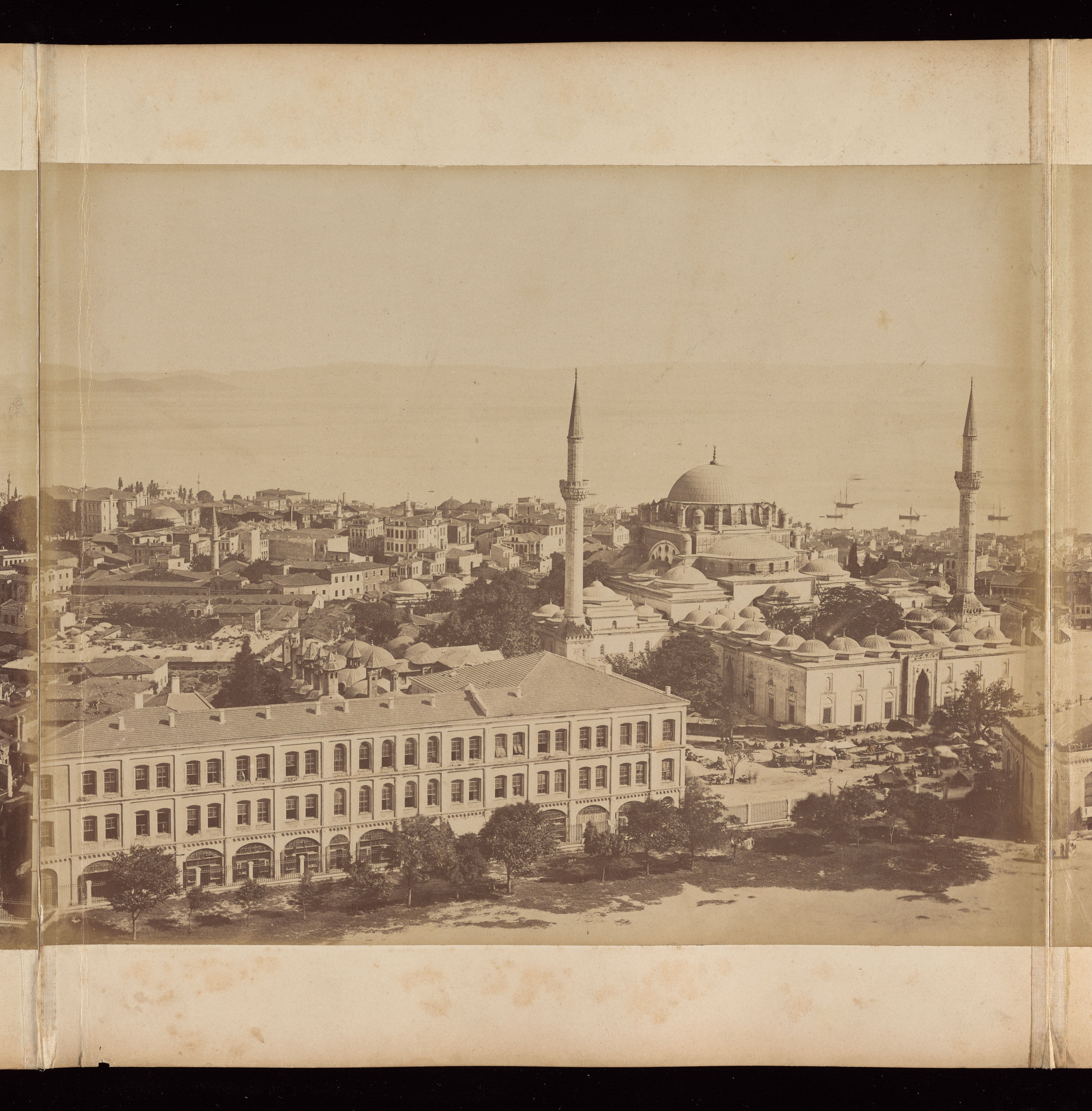 Beyazıt Kulesi'nden Panorama / Germain-Ferdinand Sengès / 1878 / Parça 7-10
