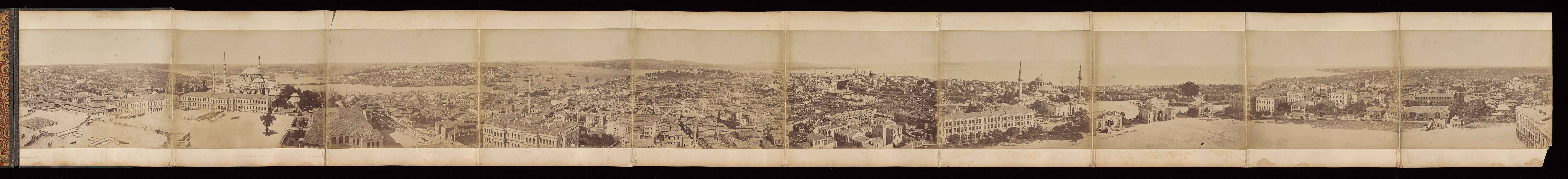  Beyazıt Kulesi'nden Panorama / Germain-Ferdinand Sengès / 1878