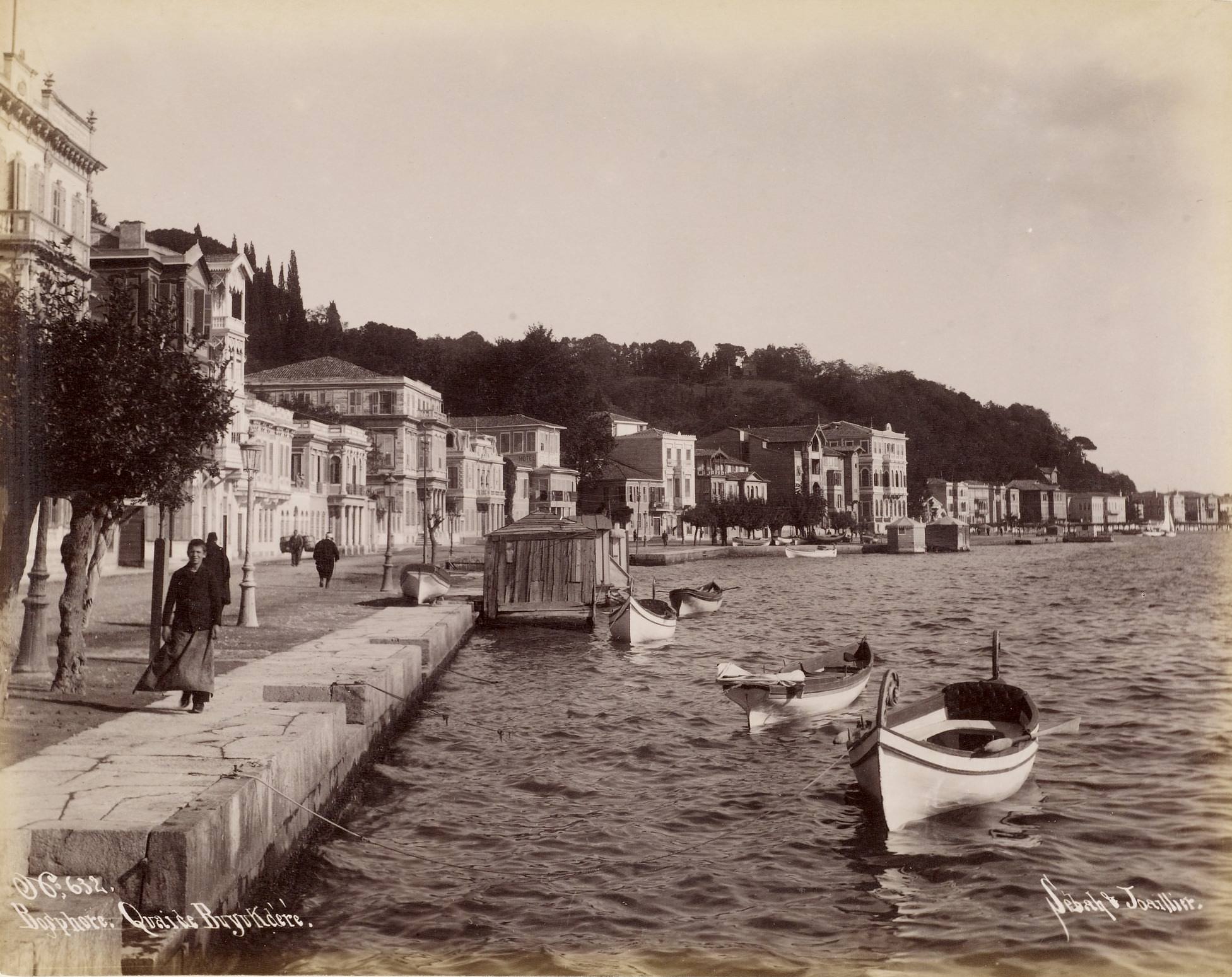 Büyükdere Sahili / Sébah ve Joaillier Fotoğrafı