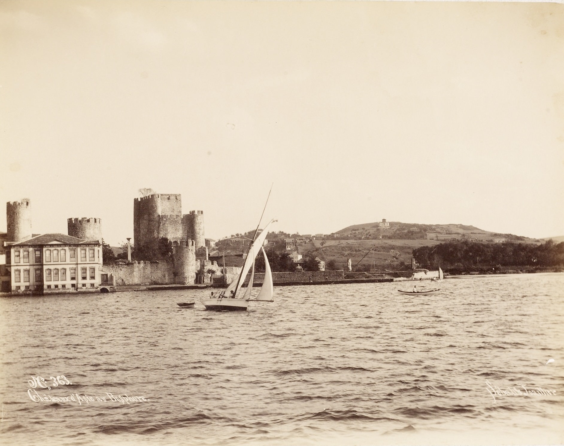 Denizden Anadolu Hisarı Görünümü / Sébah ve Joaillier Fotoğrafı