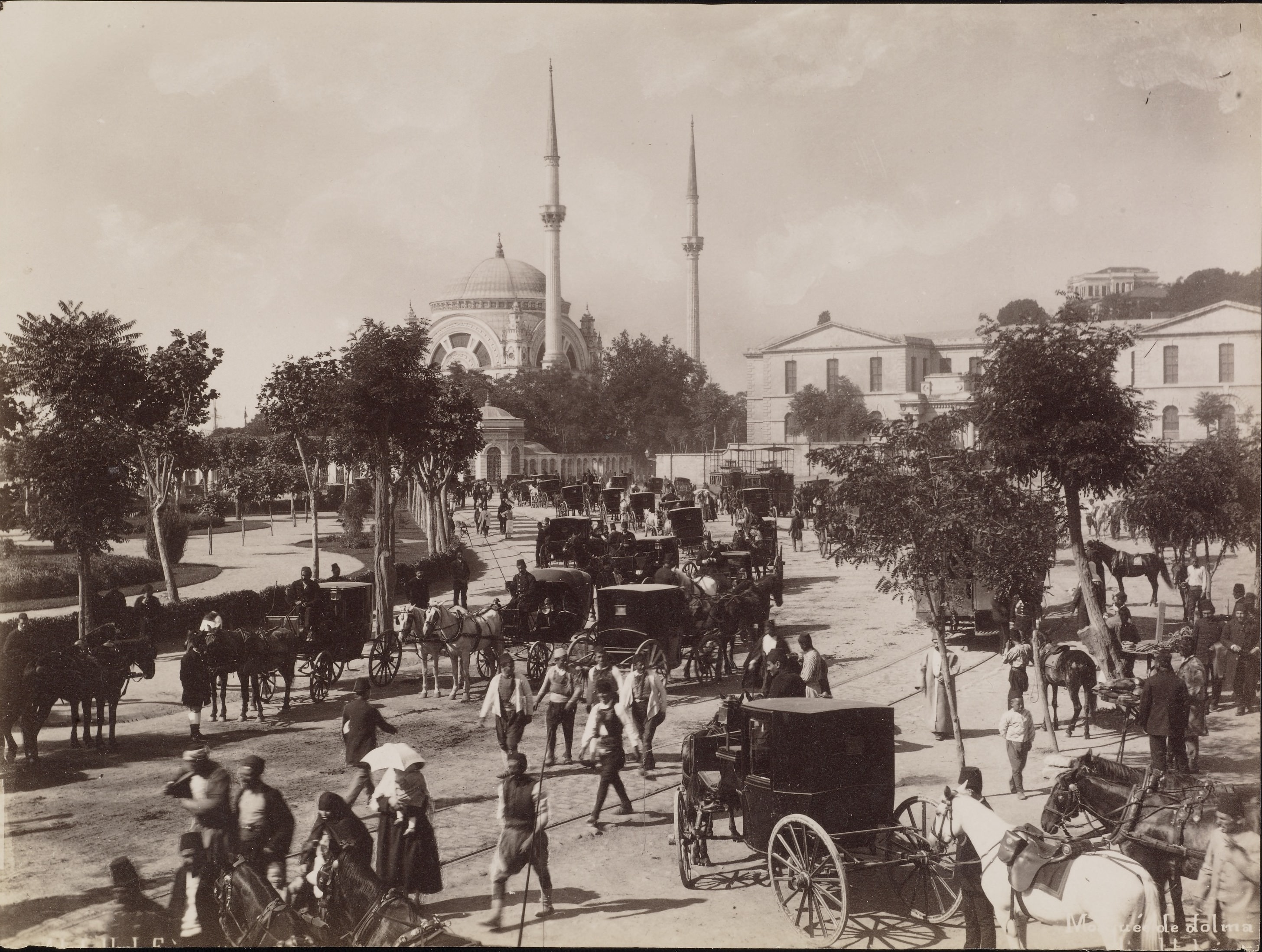 Dolmabahçe / Abdullah Fréres Fotoğrafı / 1870'ler