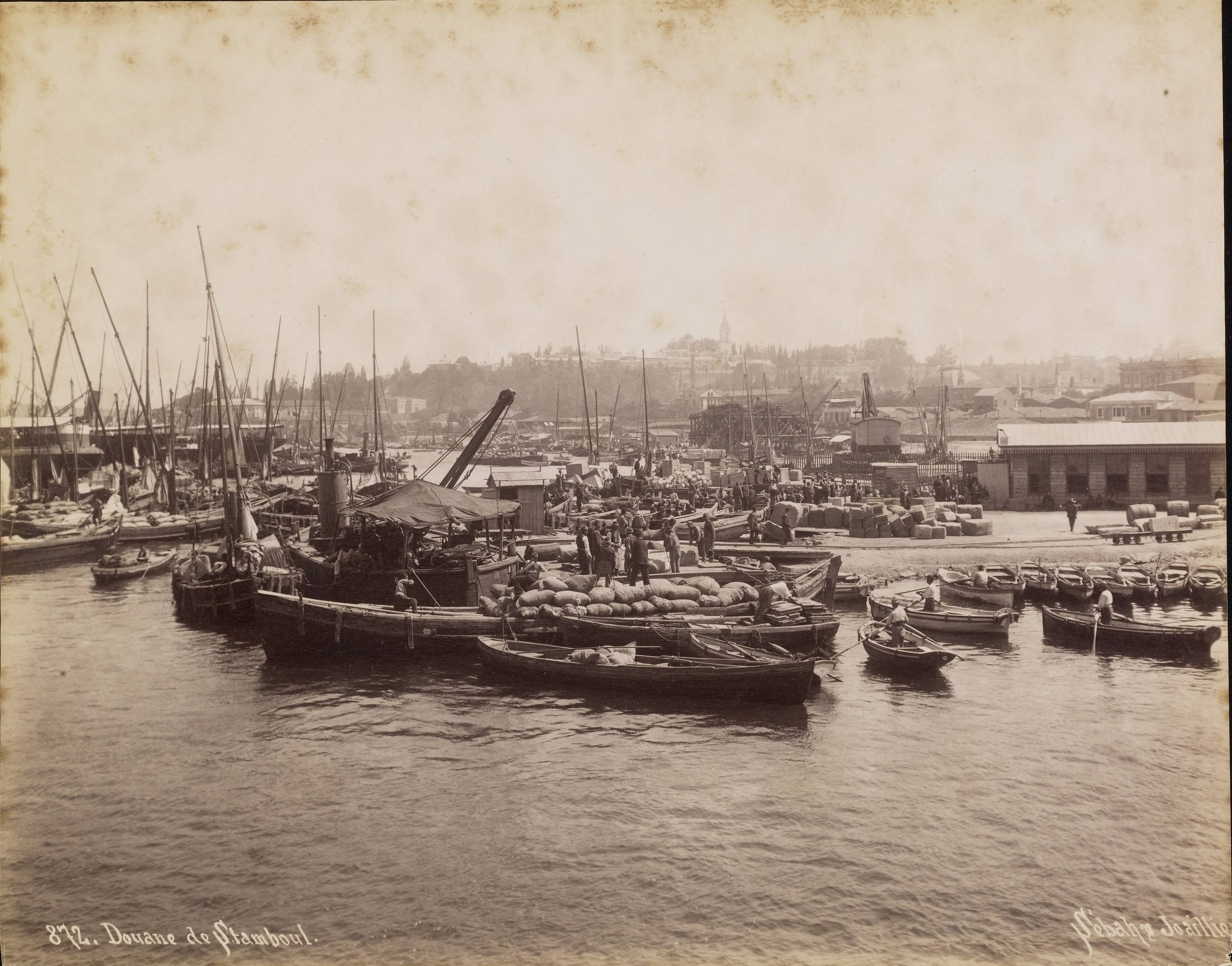 Eminönü İskeleleri / Sébah ve Joaillier Fotoğrafı