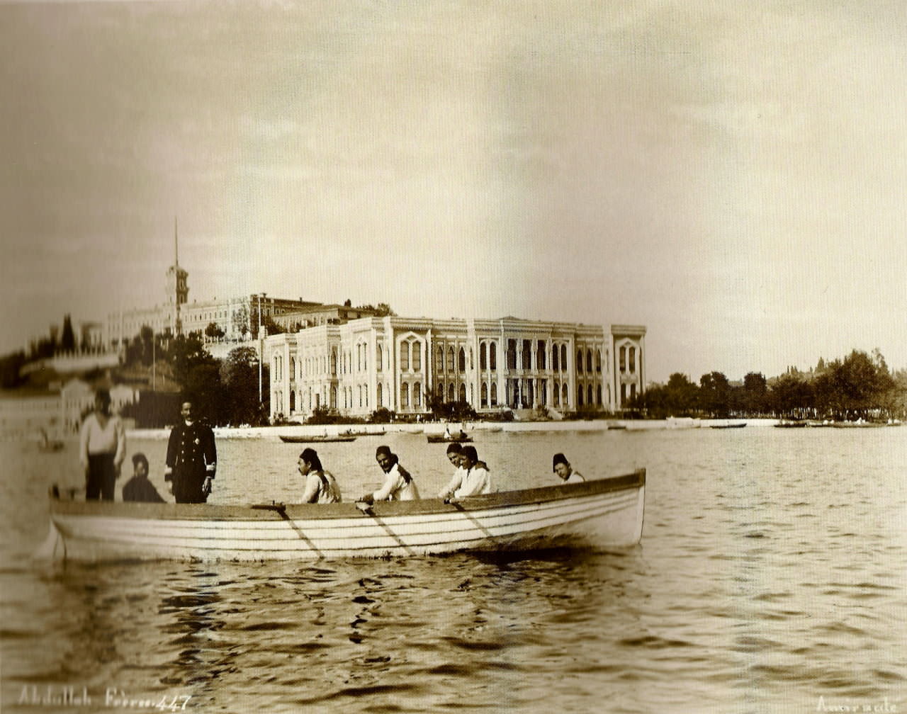 Eski İstanbul Fotoğrafı Kasımpaşa ve Haliç / Abdullah Fréres fotoğrafı