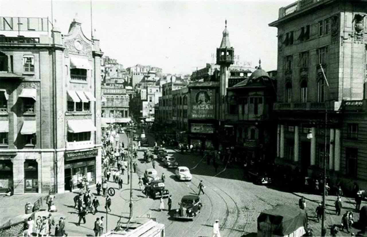 Eski İstanbul: Karaköy / 1945-50 