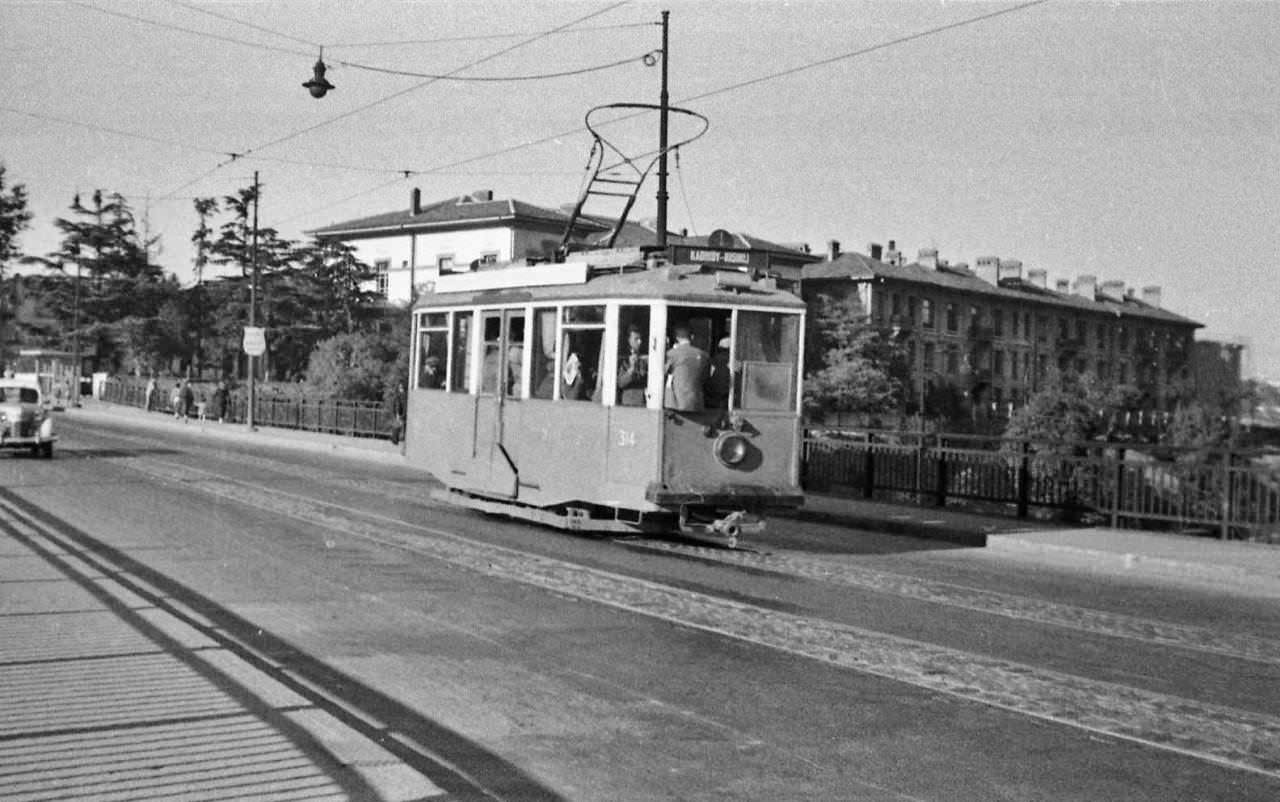Eski İstanbul’da tramvay / 1957