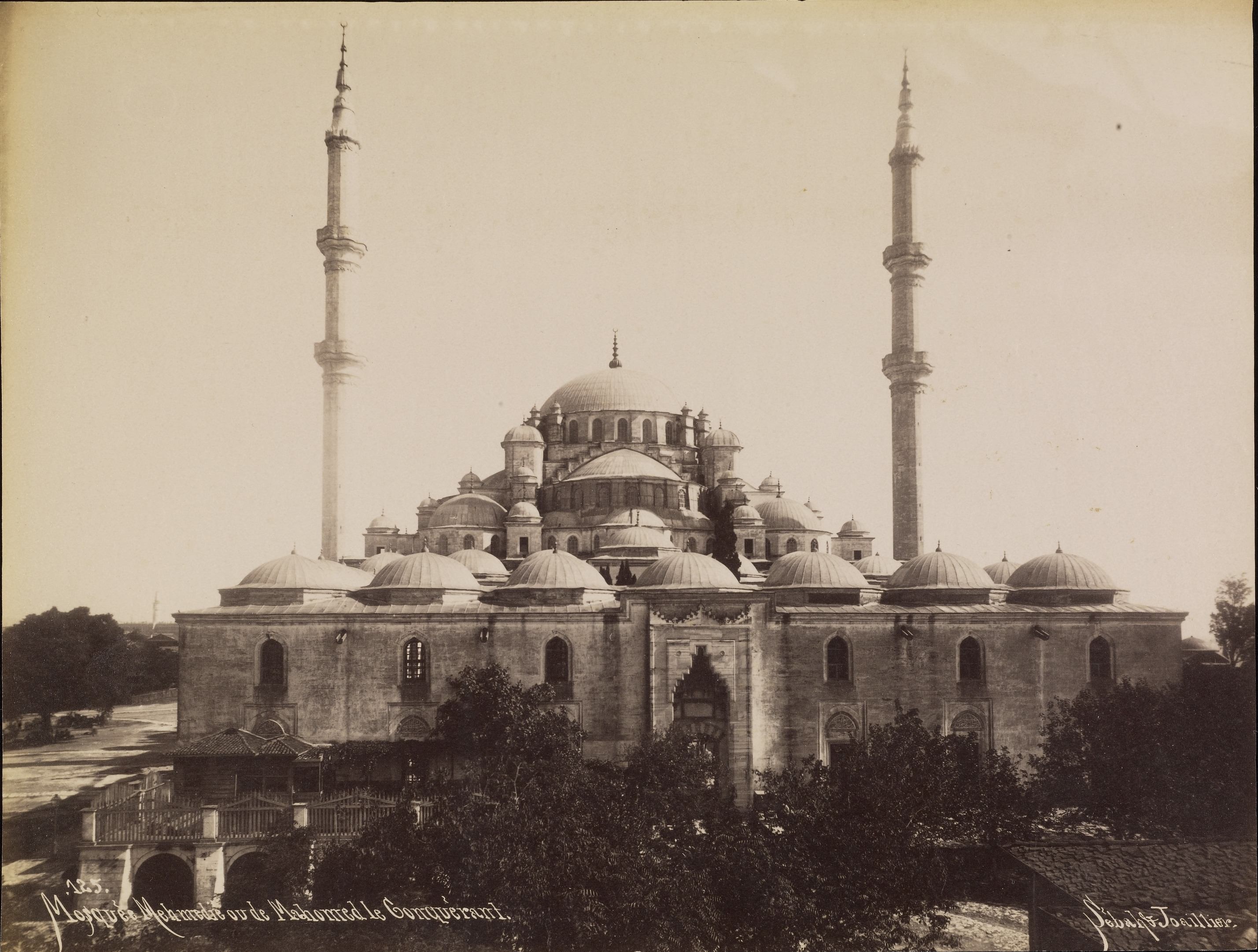 Fatih Camii / Sébah ve Joaillier Fotoğrafı / 1883