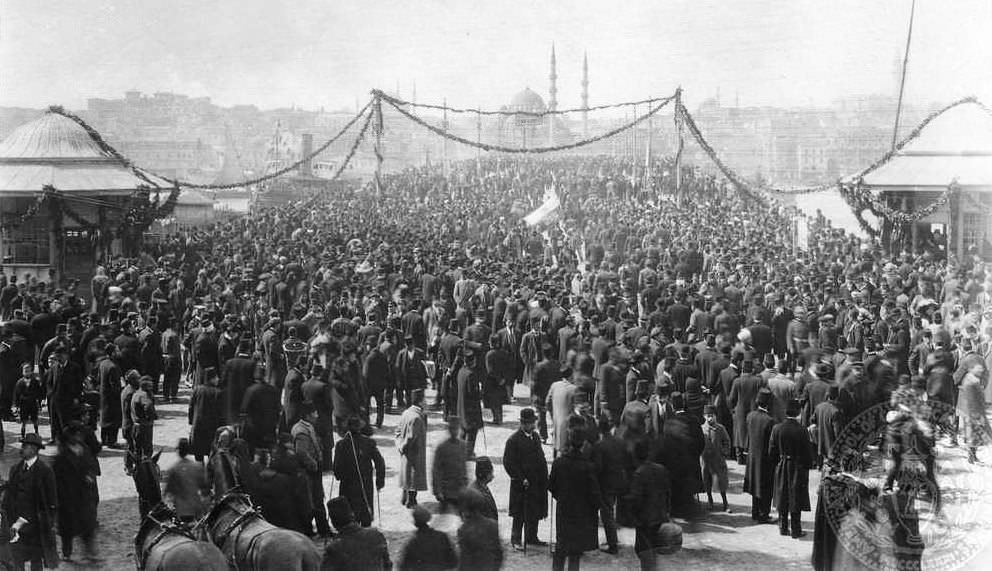 Galata Köprüsü Üzeri 24 Nisan 1912