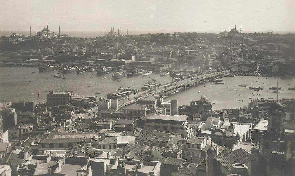 Galata Kulesi’nden Galata Köprüsü