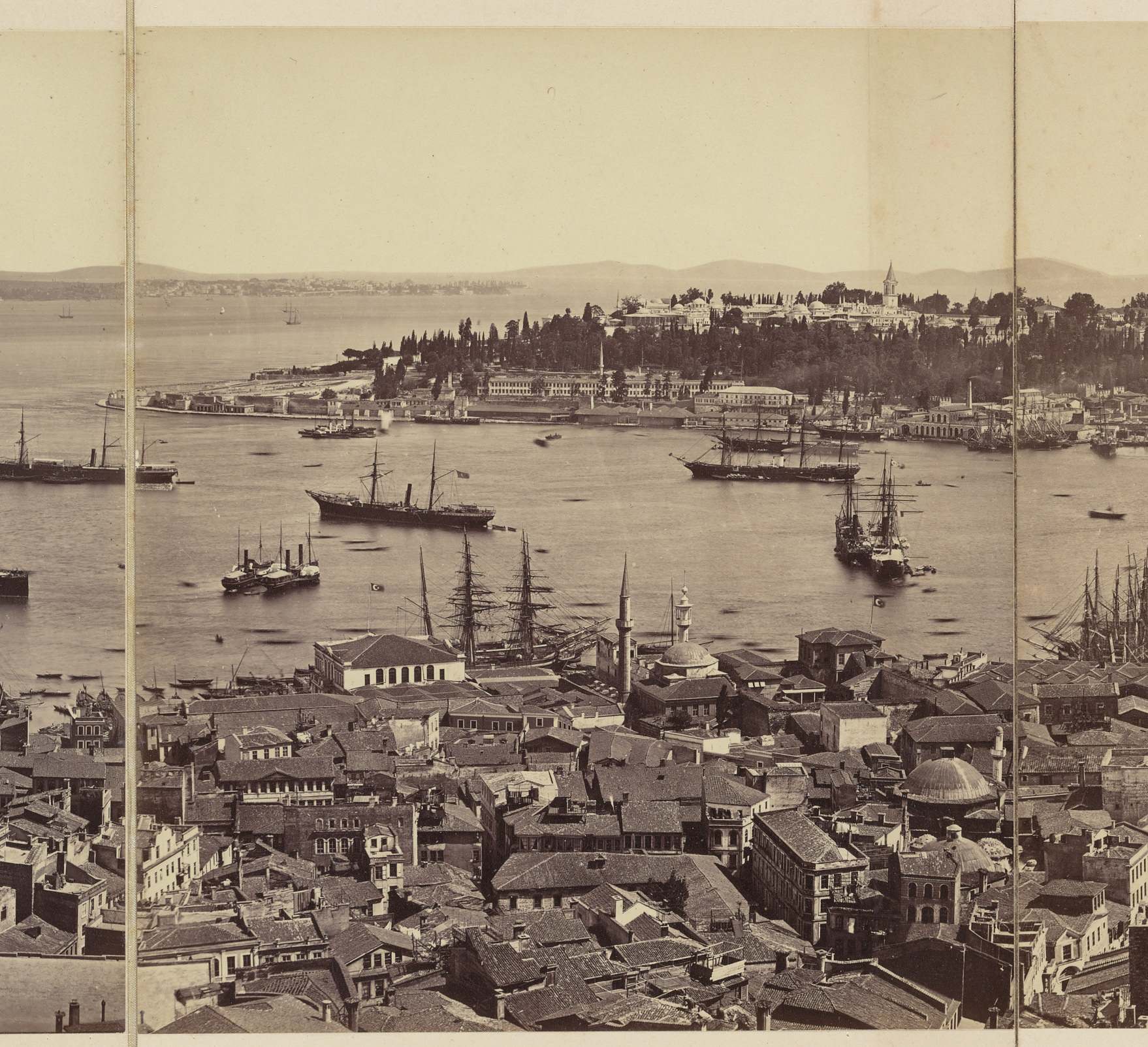 Galata Kulesi'nden Panorama / 1865 / 4-6. Parça