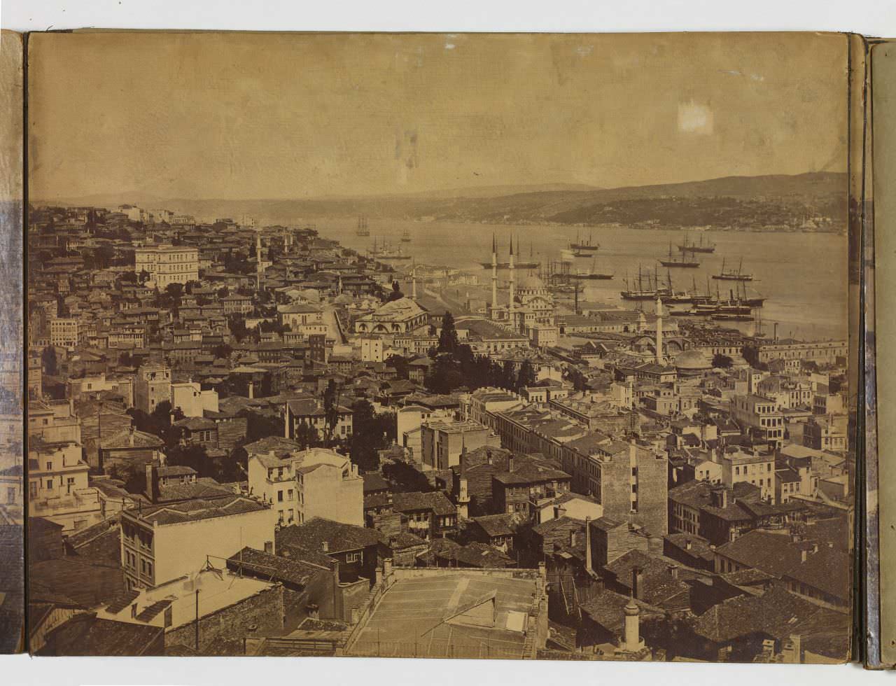 Galata Kulesinden Panorama - 2 Pascal Sébah fotoğrafı