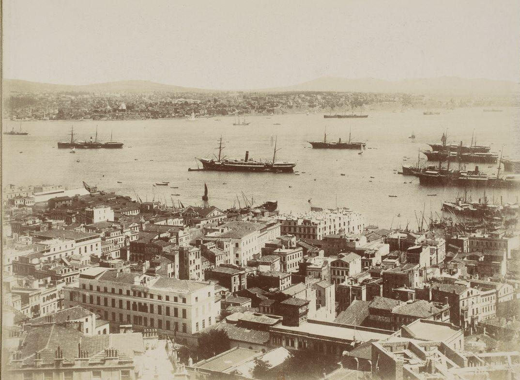 Galata Kulesi'nden Panorama - 3 Mihran Iranian, 1890-1895