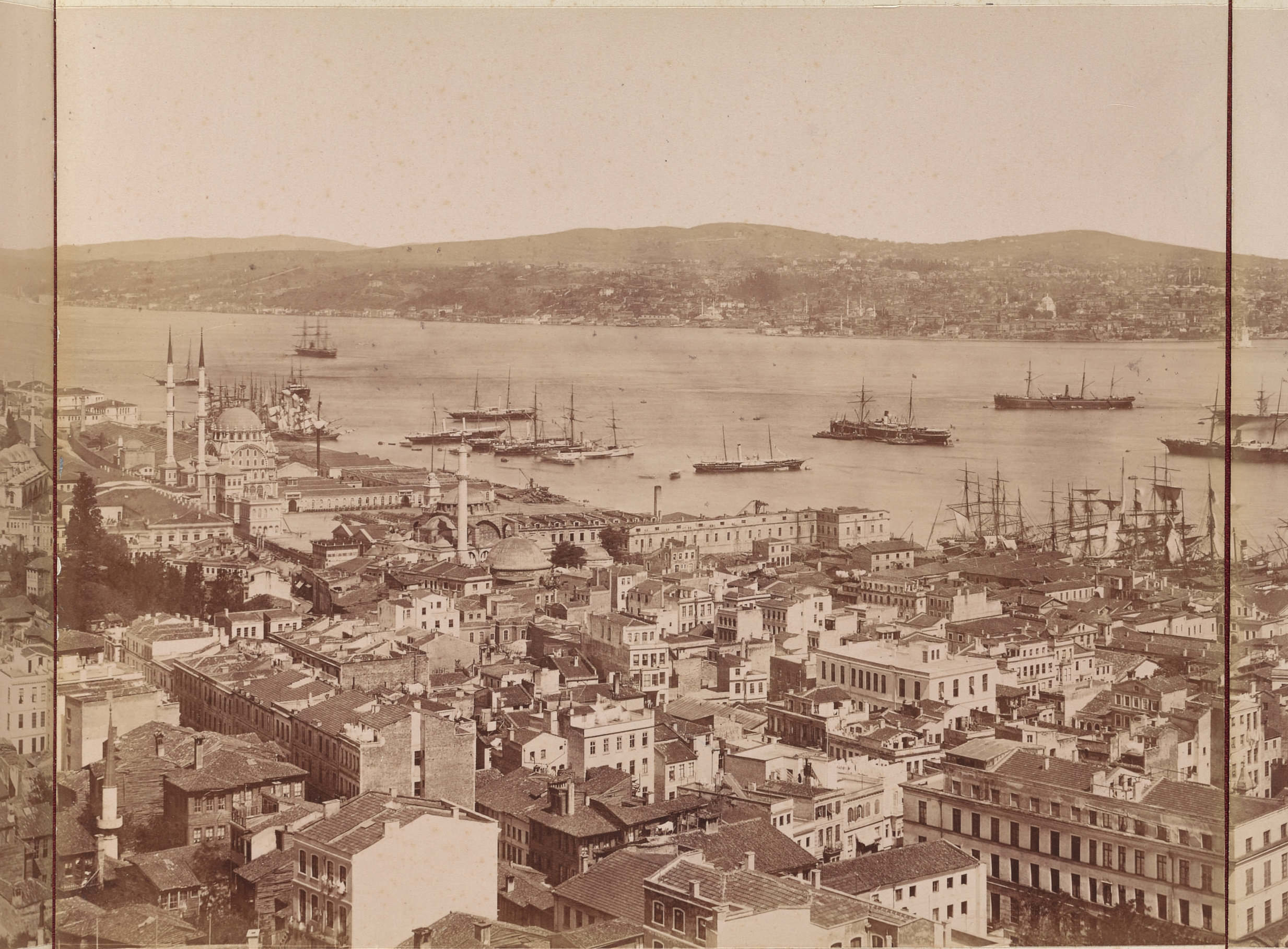 Galata Kulesi'nden Panorama / Guillaume Berggren / 1880 / 2-10. Parça