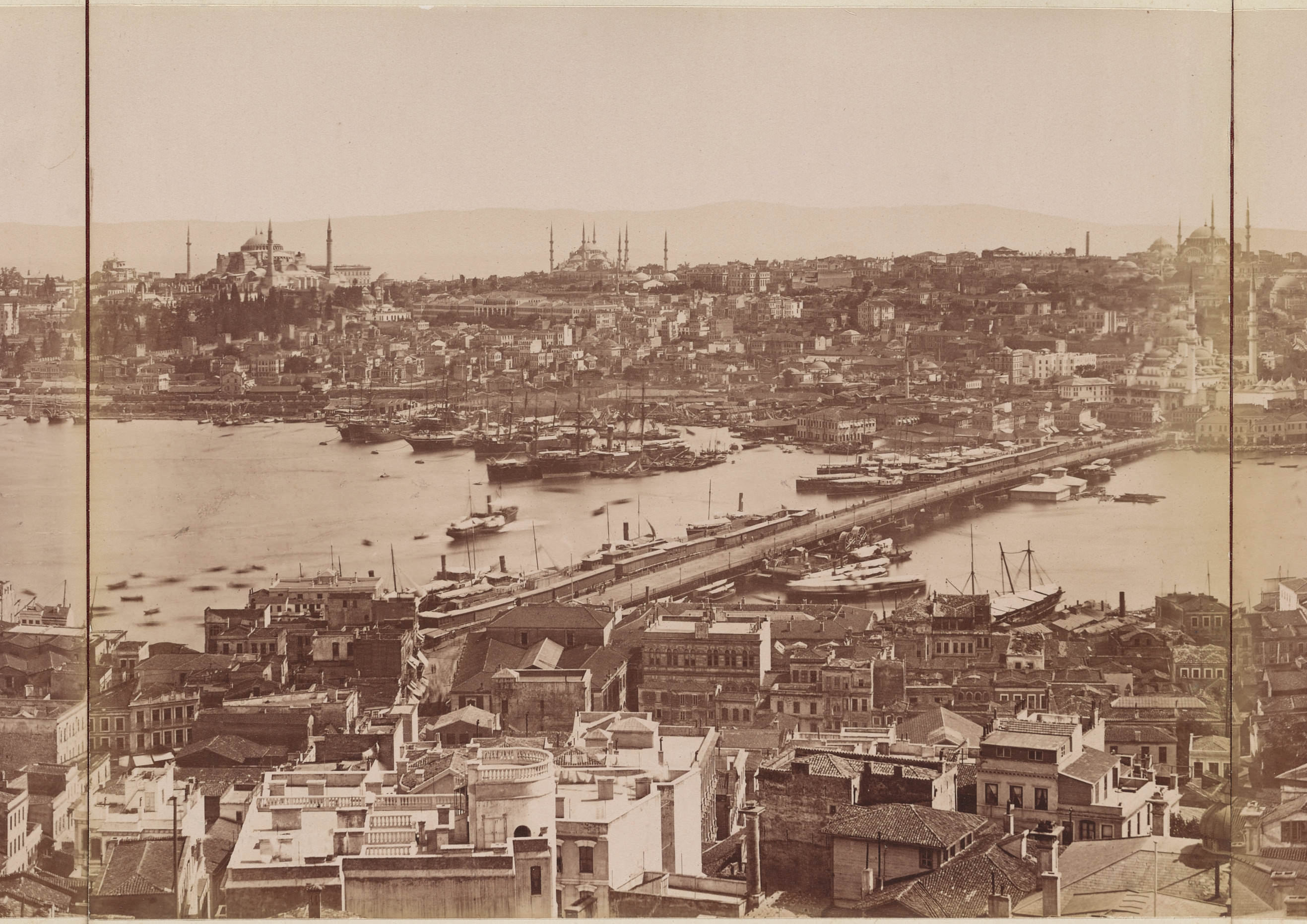 Galata Kulesi'nden Panorama / Guillaume Berggren / 1880 / 5-10. Parça