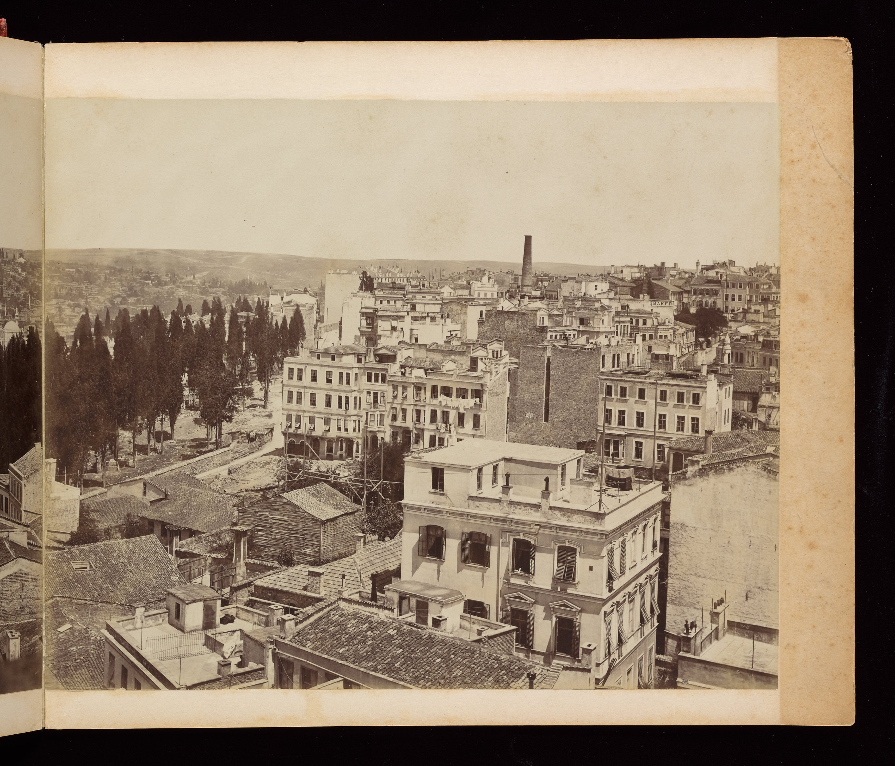 Galata Kulesi'nden Panorama / Sébah & Joaillier / 1878 / 10-10. Parça