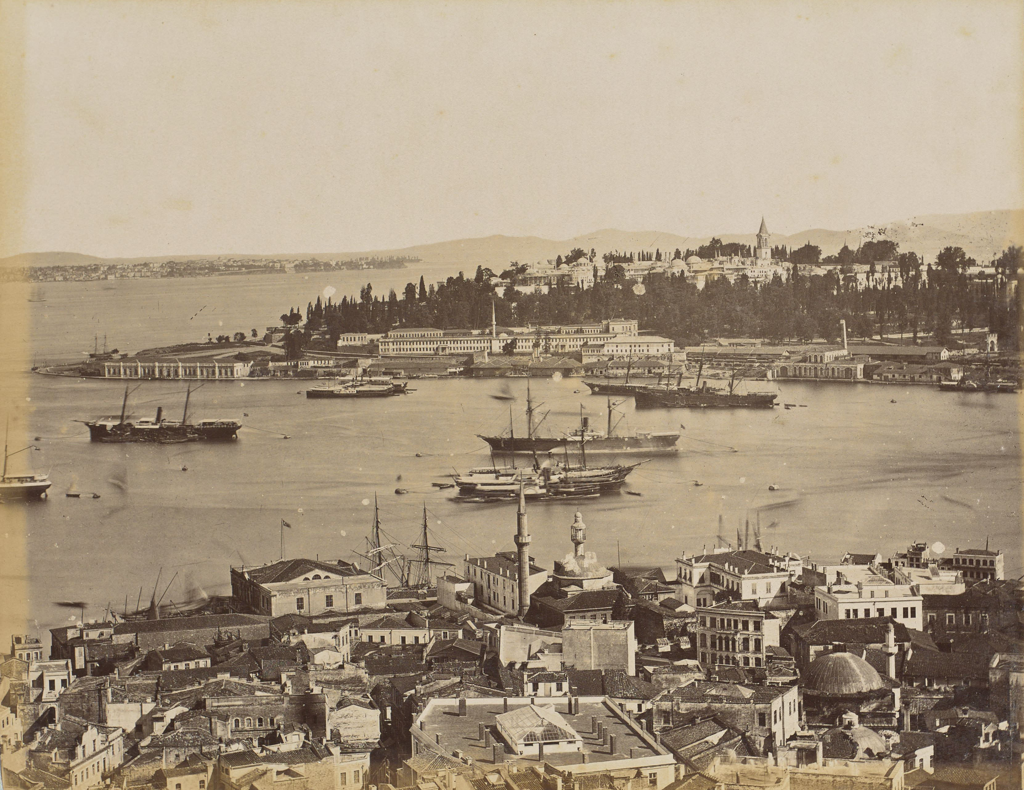 Galata Kulesi'nden Sarayburnu / 1885