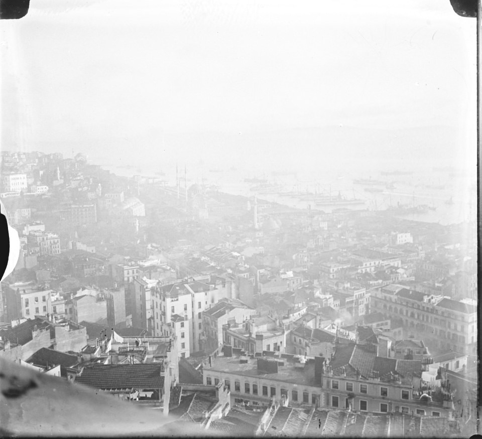 Galata Kulesi'nden Tophane / 1900 civarları