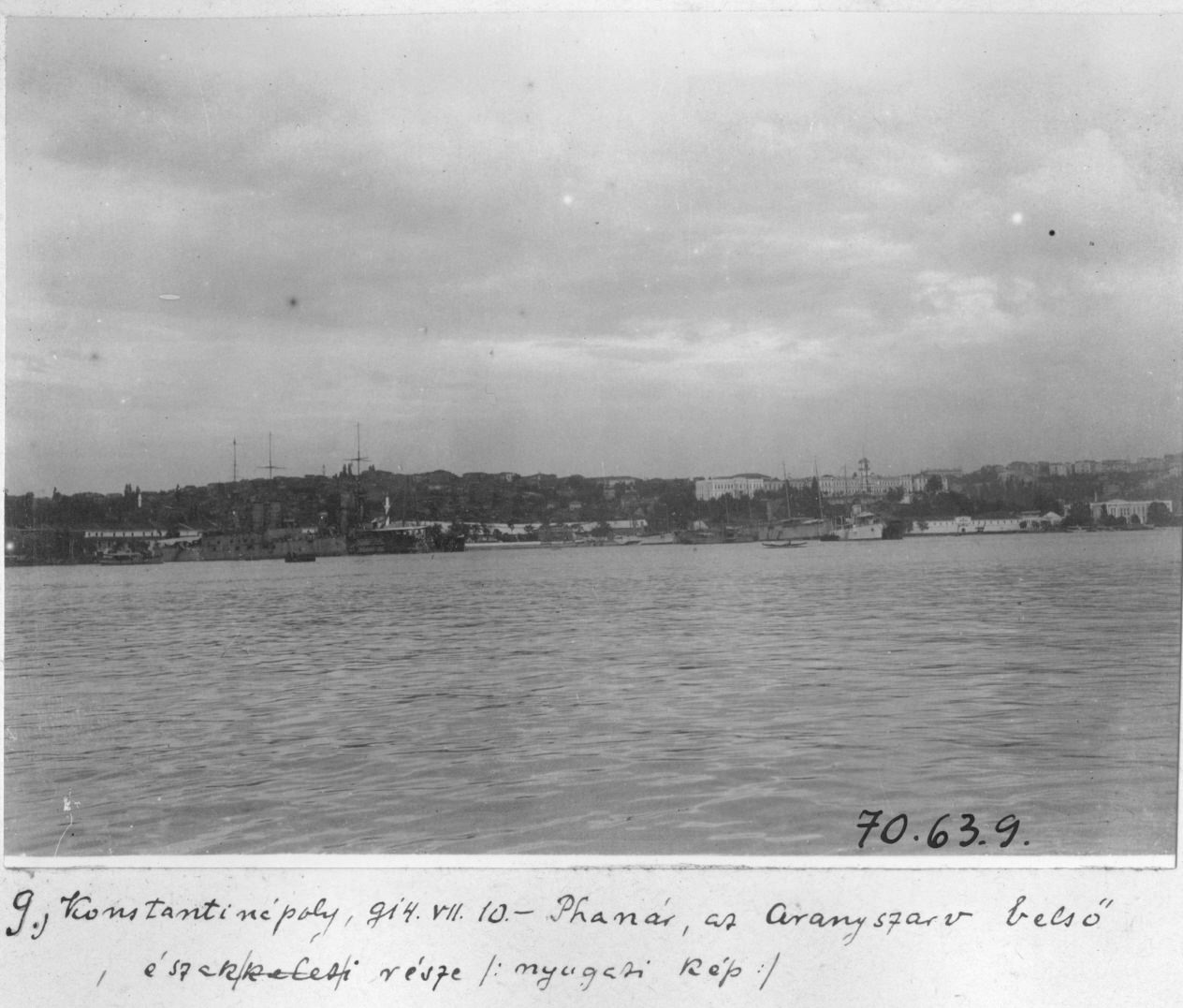 Haliç Tarafından Kasımpaşa Panoraması / 1914
