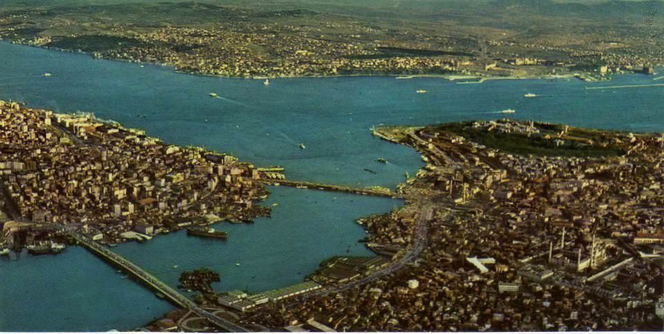 Havadan Haliç ve Tarihi Yarımada 5 Ocak 1967