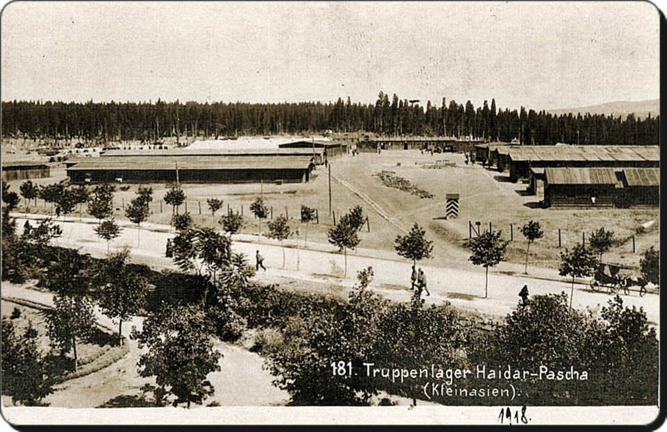 Haydarpaşa’da Alman Askeri Kampı / 1918