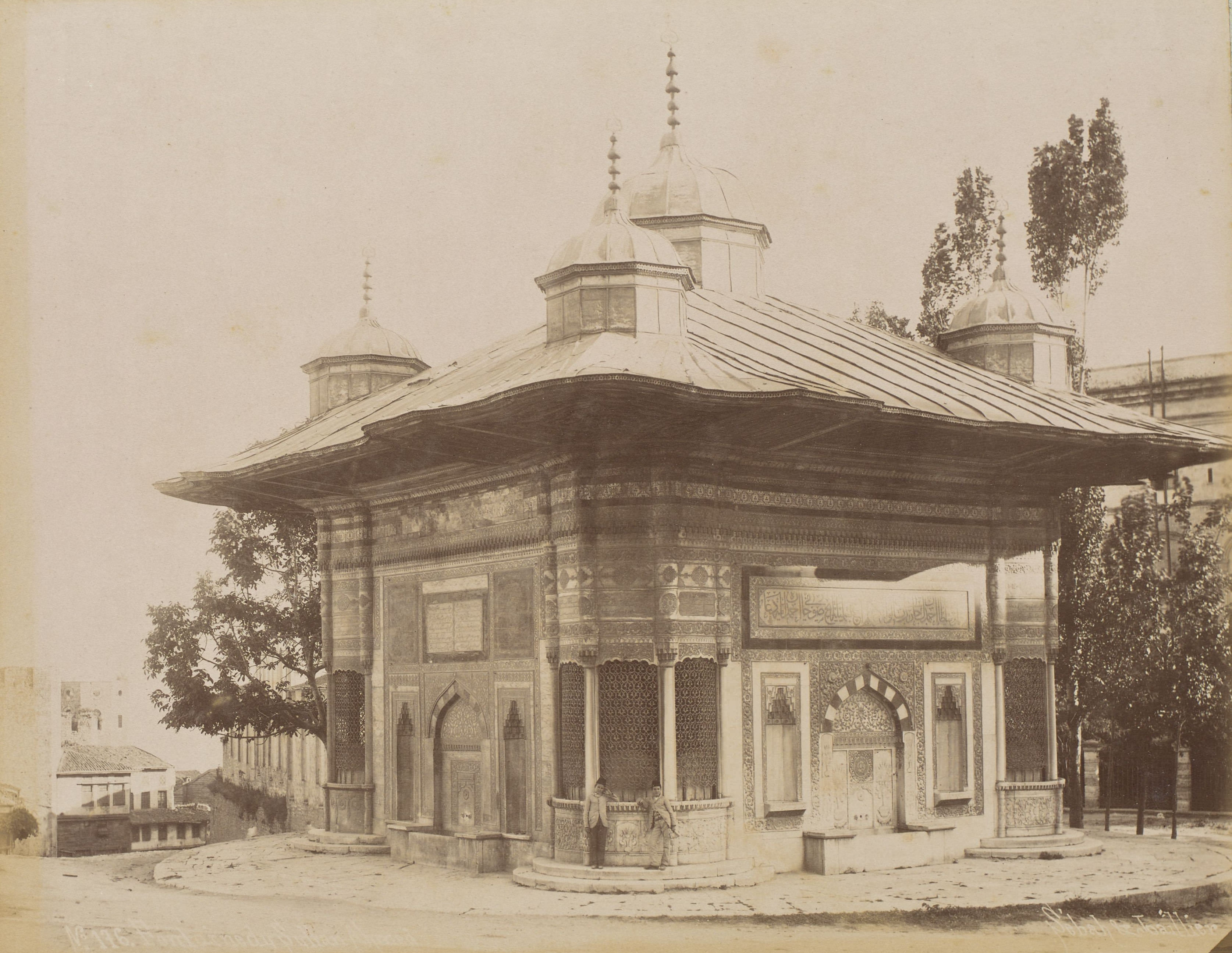 III. Ahmet Çeşmesi / Sébah & Joaillier Fotoğrafı 1890'lar