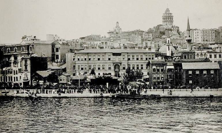 Karaköy, 1916 yılı.
