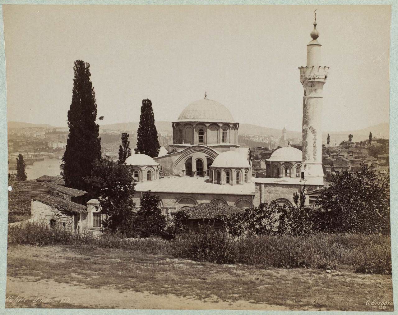 Kariye Camii / 1880'ler Guillaume Berggren fotoğrafı