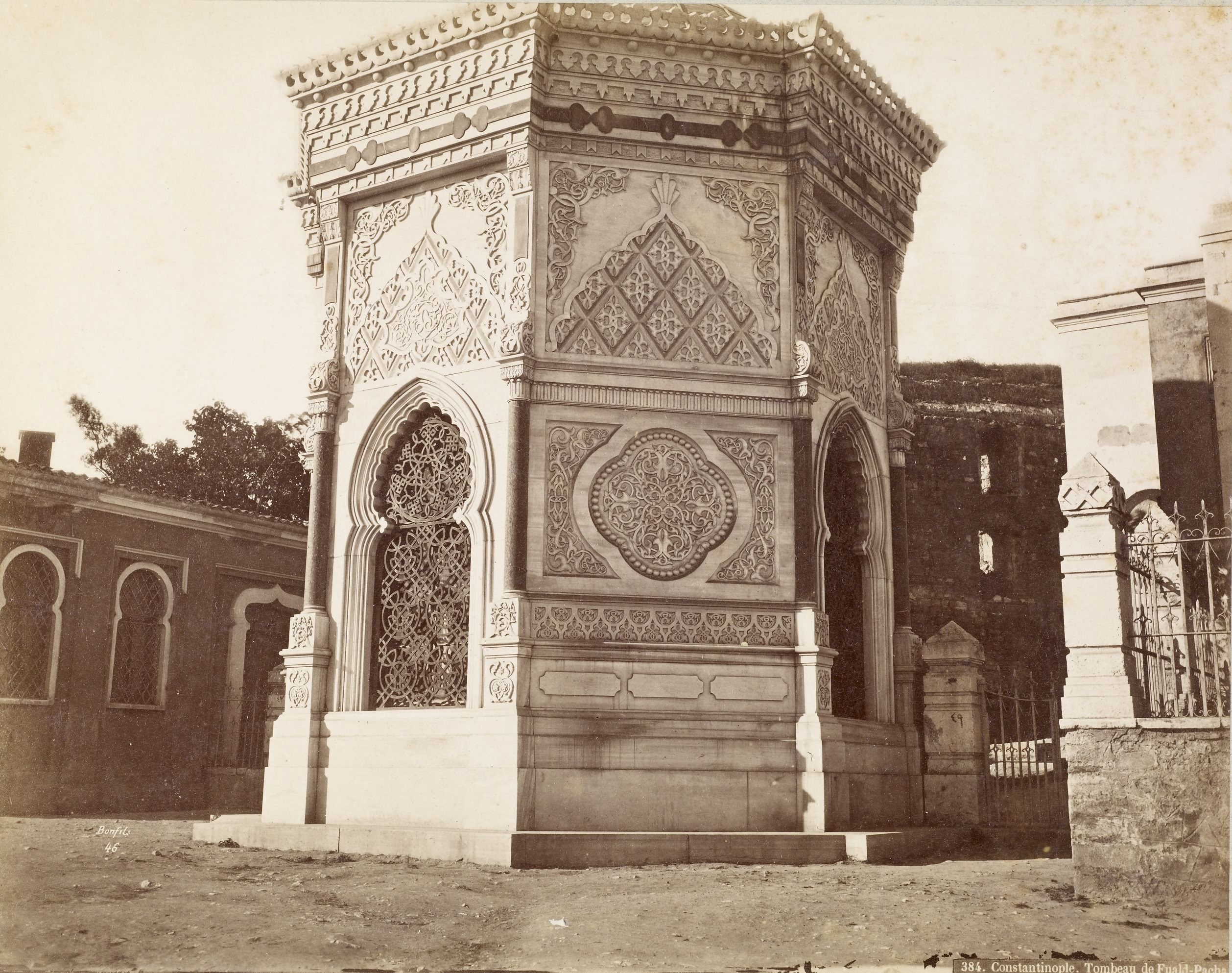 Keçecizade Fuat Paşa Türbesi / Felix Bonfils Fotoğrafı