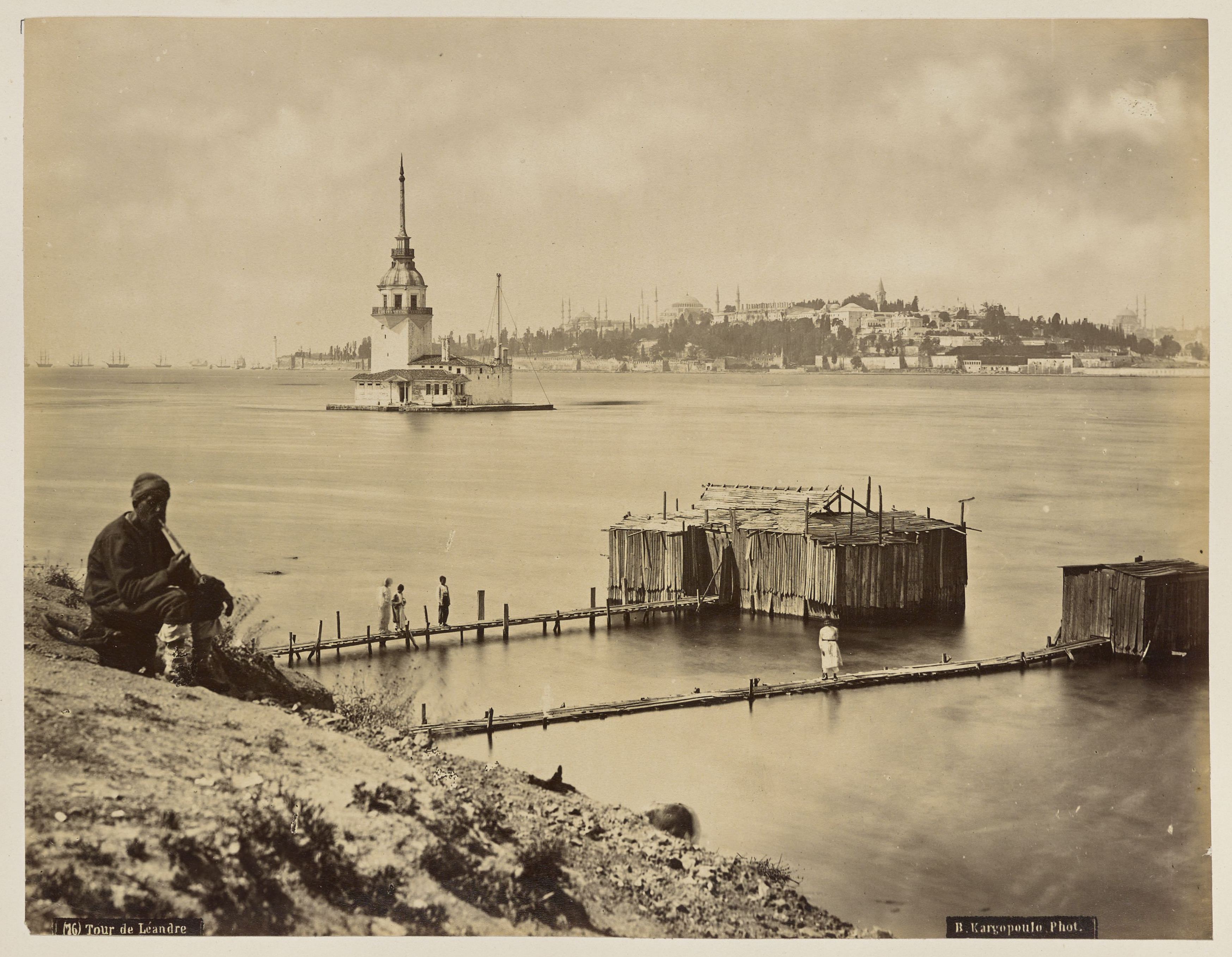 Kızkulesi Basile Kargopoulo Fotoğrafı 1865-1875