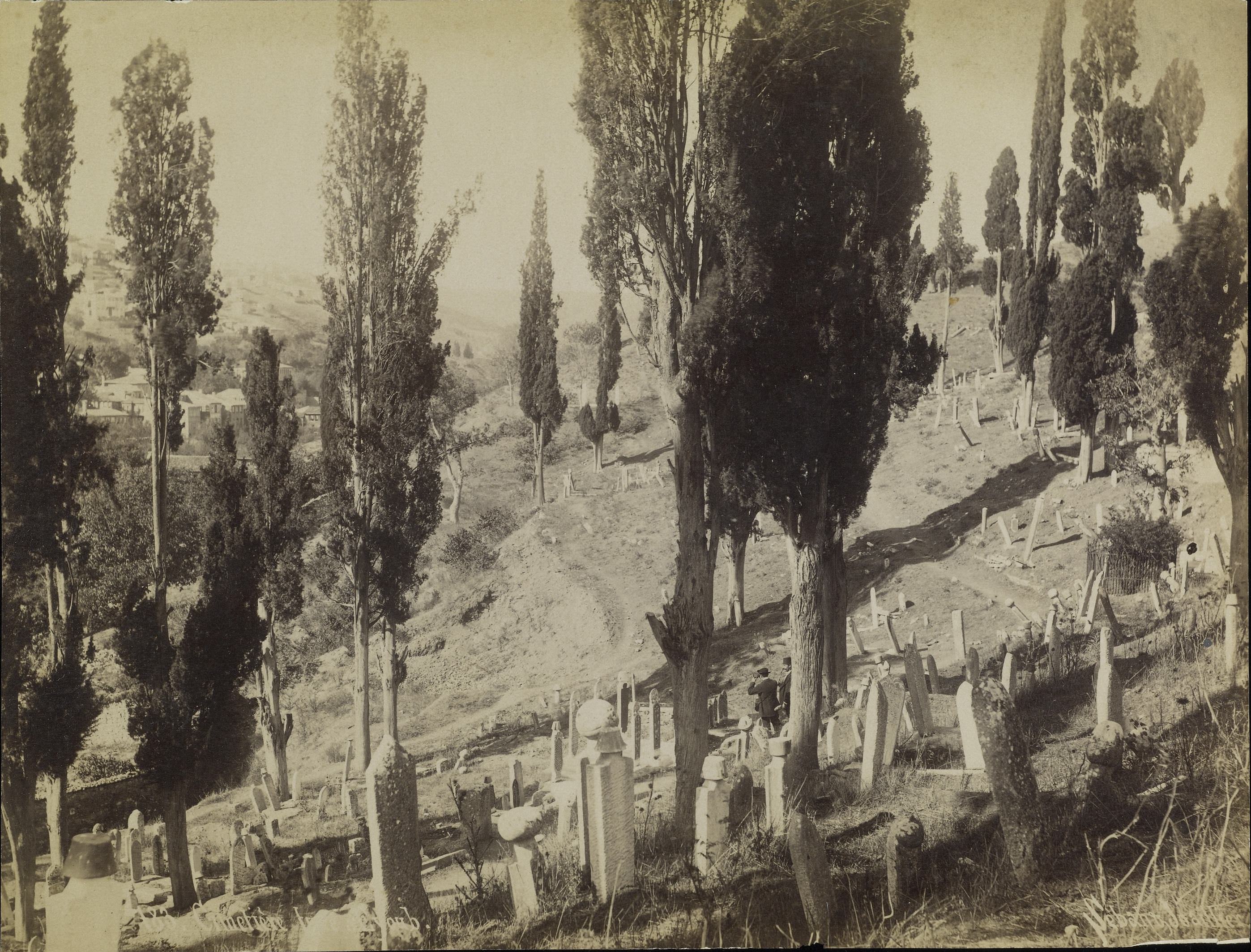 Mezarlık, Eyüp / Sébah ve Joaillier Fotoğrafı