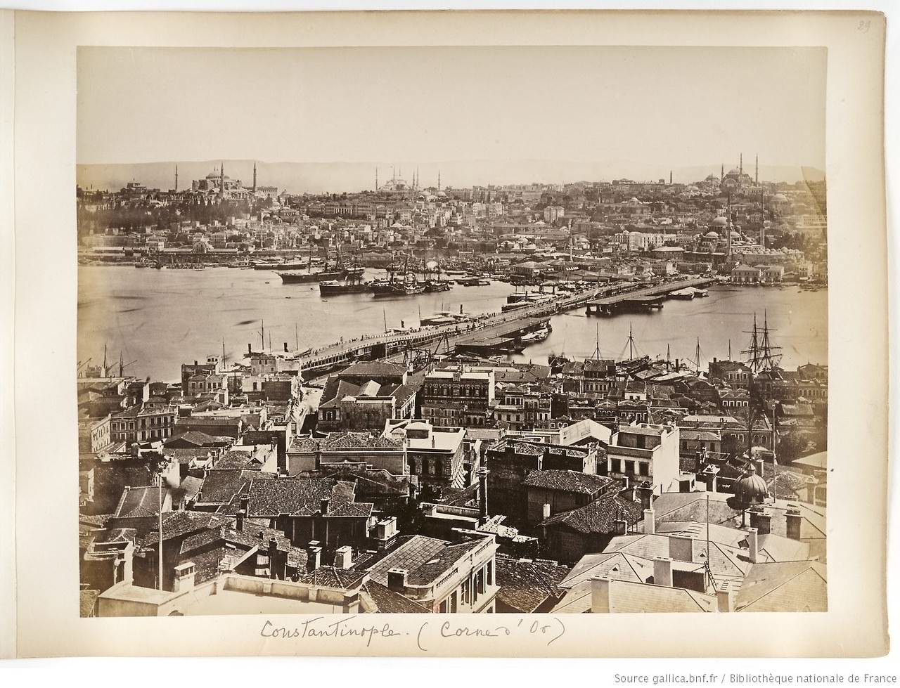 Pascal Sébah Fotoğraflarında Galata Kulesi’nden Panorama