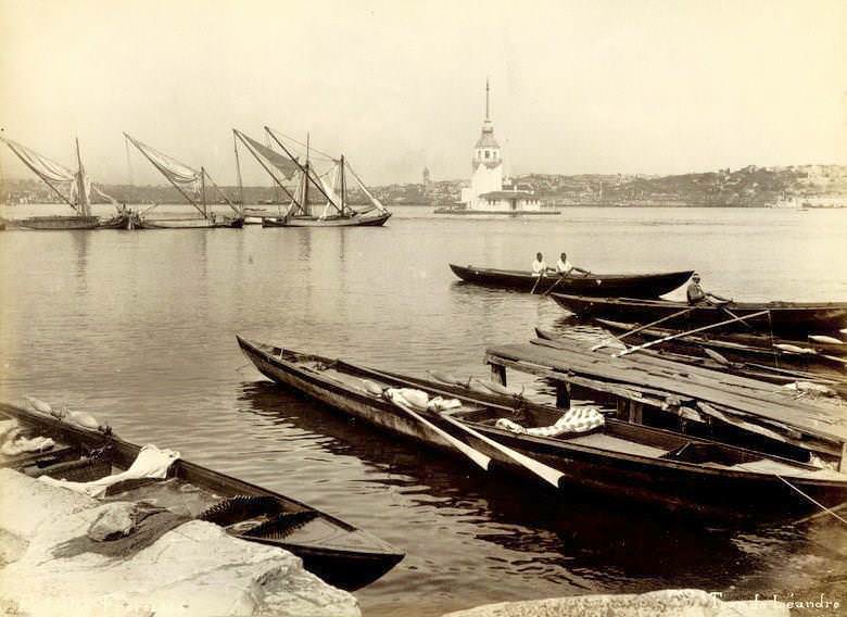 Salacak sahili ve Kızkulesi