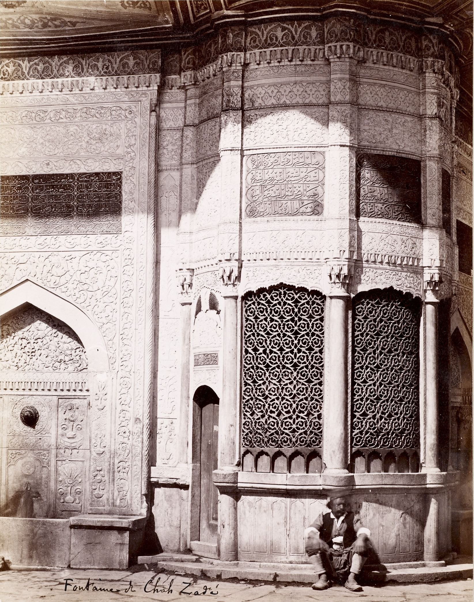 Saliha Sultan Sebili, Azapkapı/ 1880'ler / Abdullah Frères Fotoğrafı