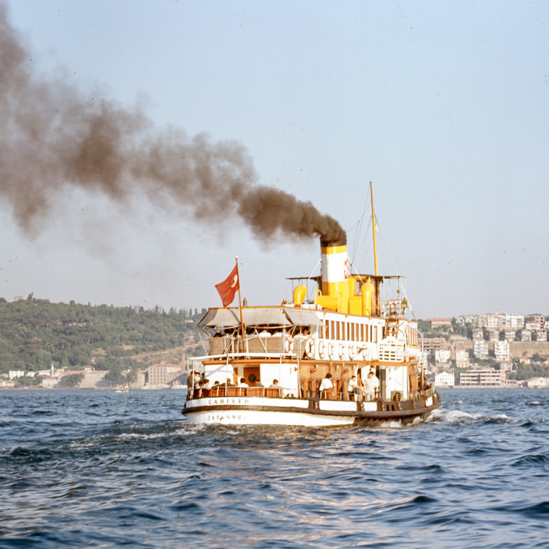 Sarıyer Vapuru Charles Samz Fotoğrafı / 1971