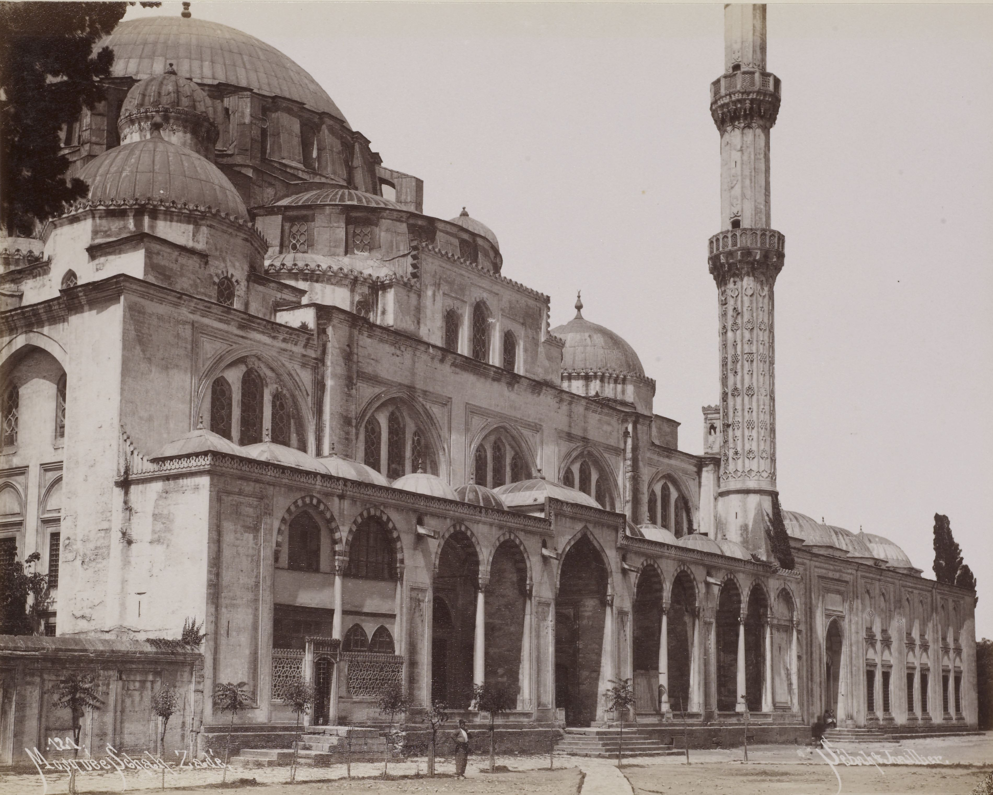 Şehzade Camii / Sébah & Joaillier Fotoğrafı / 1888-1910